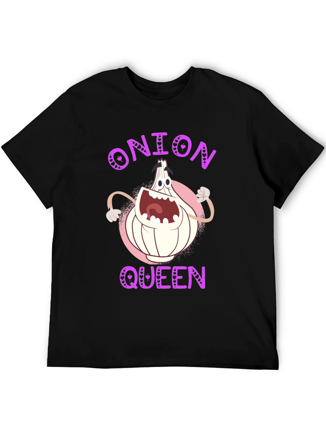 Black Onion Queen T-Shirt - Funny Graphic Tee view 5