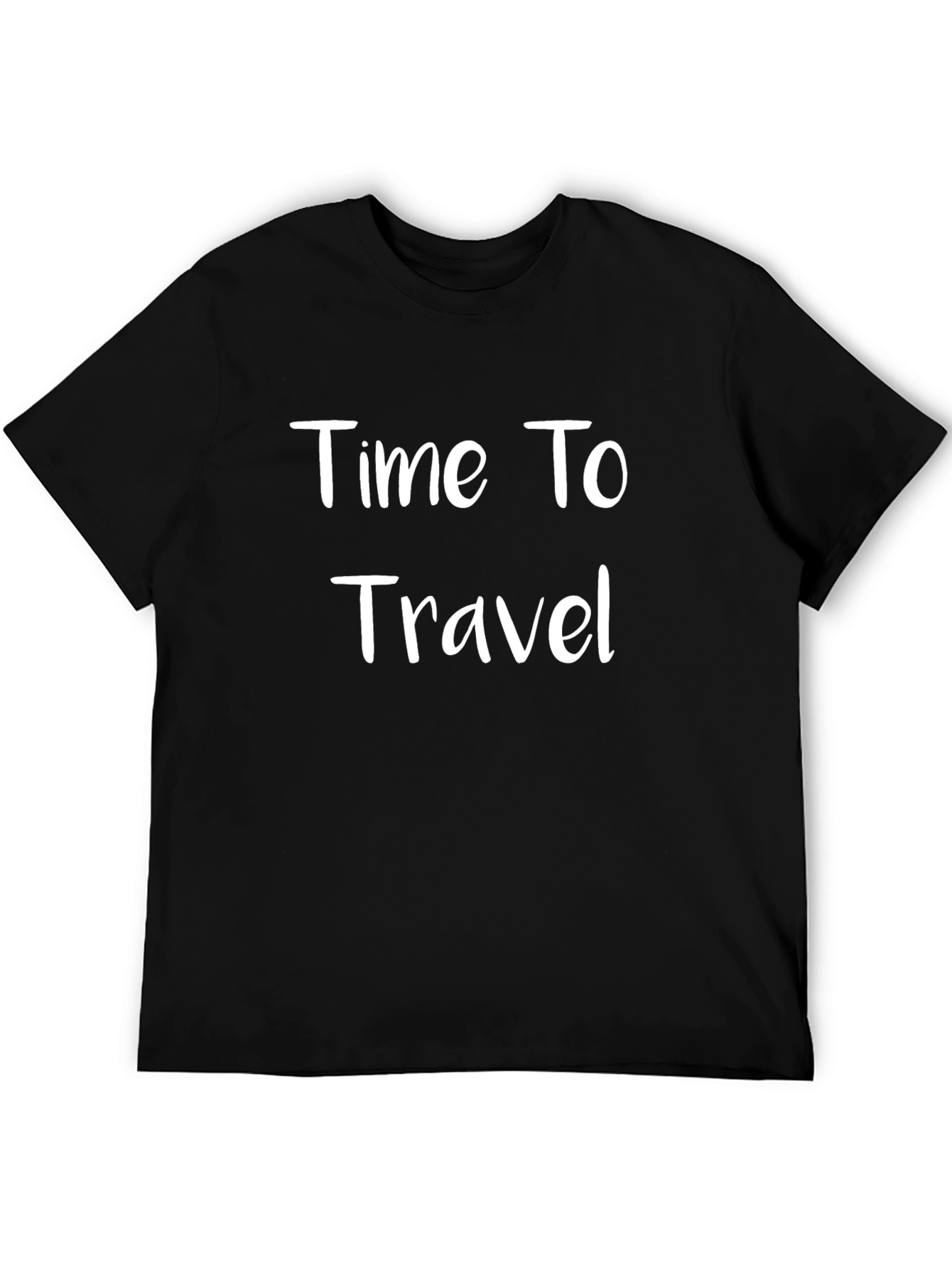 Black Time To Travel Graphic Tee view 5