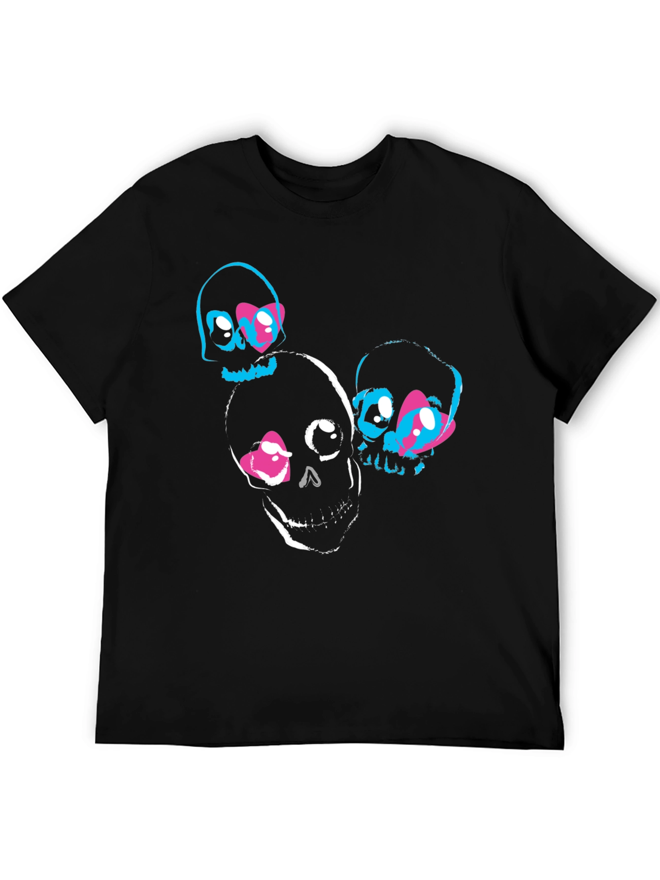 Black Skull Graphic T-Shirt - Trendy & Unique Design view 5