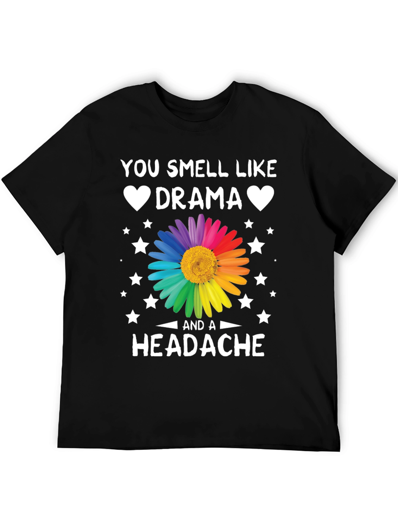 Black Drama & Headache T-Shirt view 5