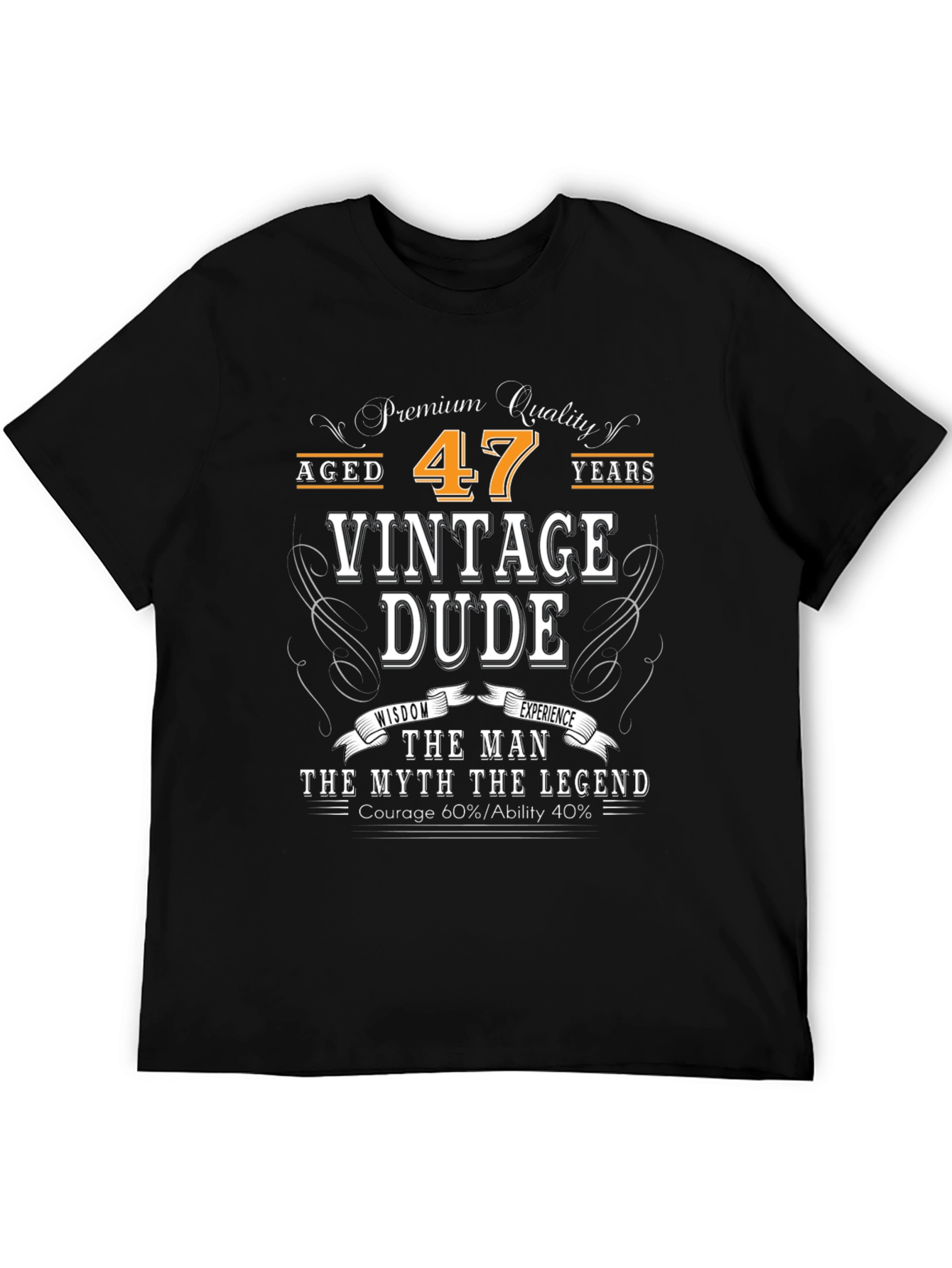 Black Vintage 47 Dude T-Shirt view 5