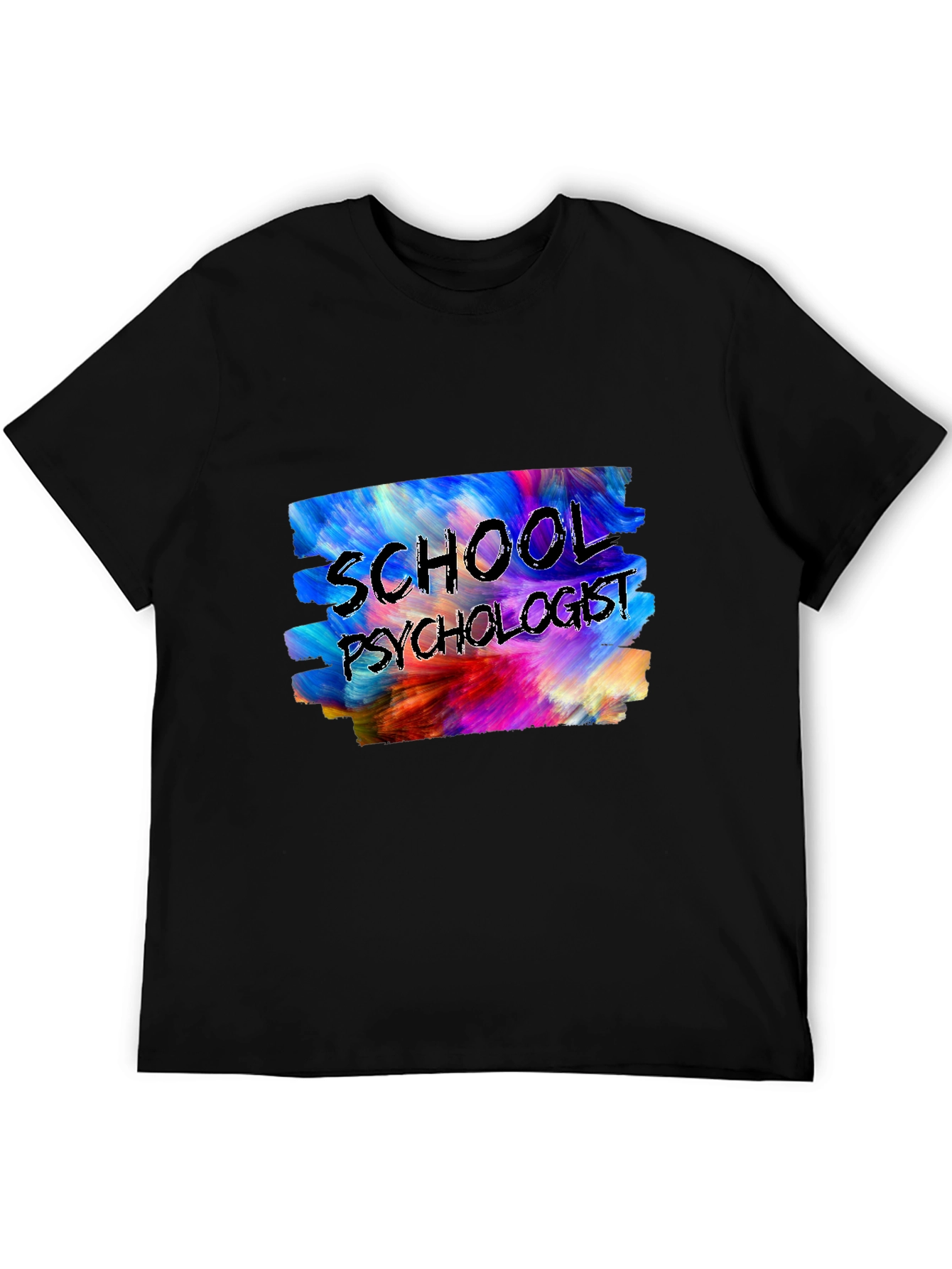 Black School Psychologist T-Shirt view 5