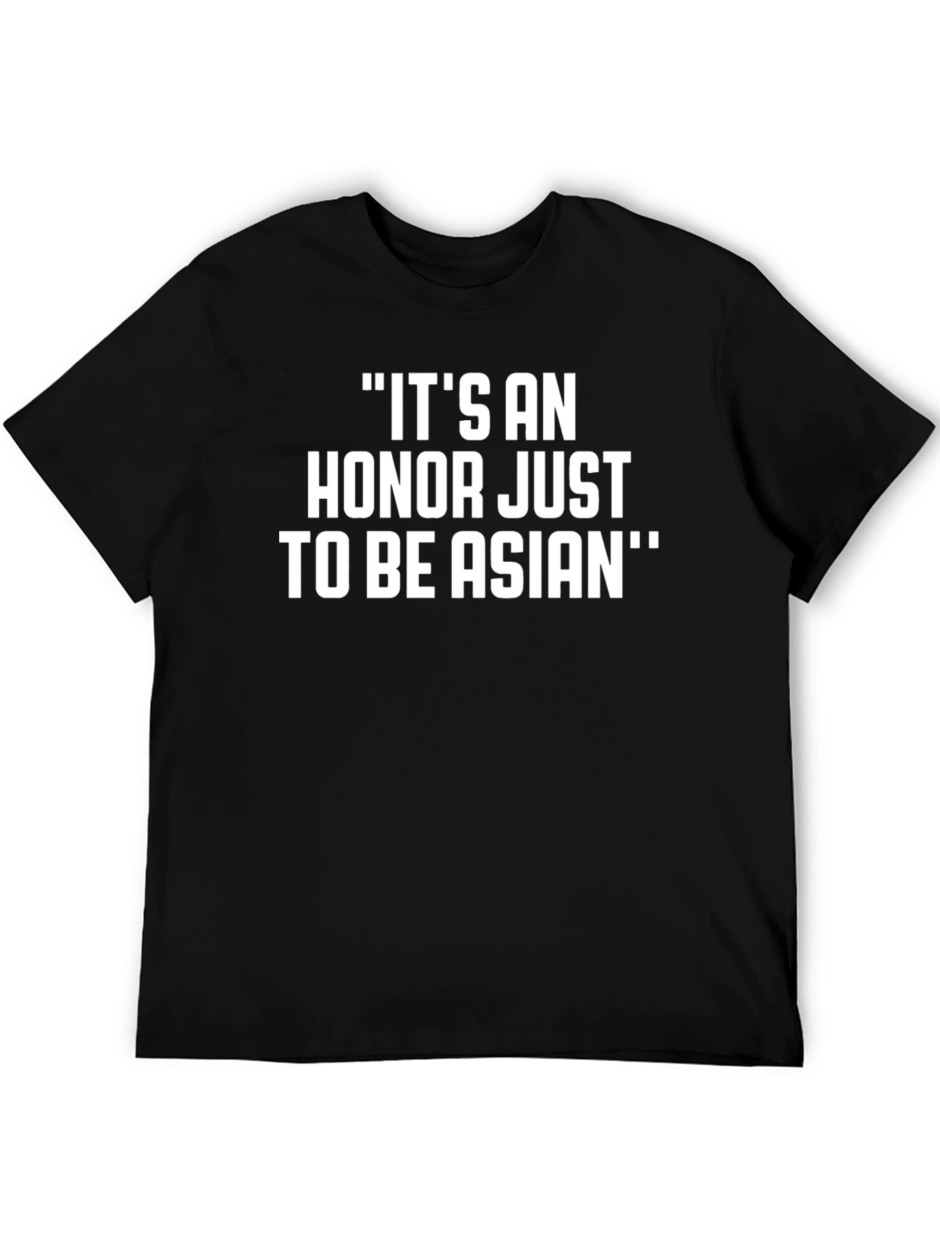Black It's An Honor To Be Asian T-Shirt view 5