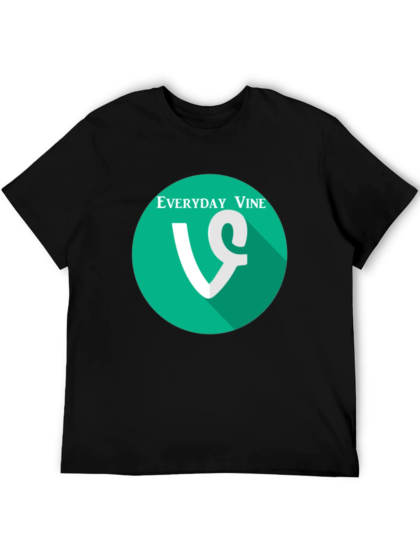 Black Everyday Vine T-Shirt - Black Graphic Tee view 5