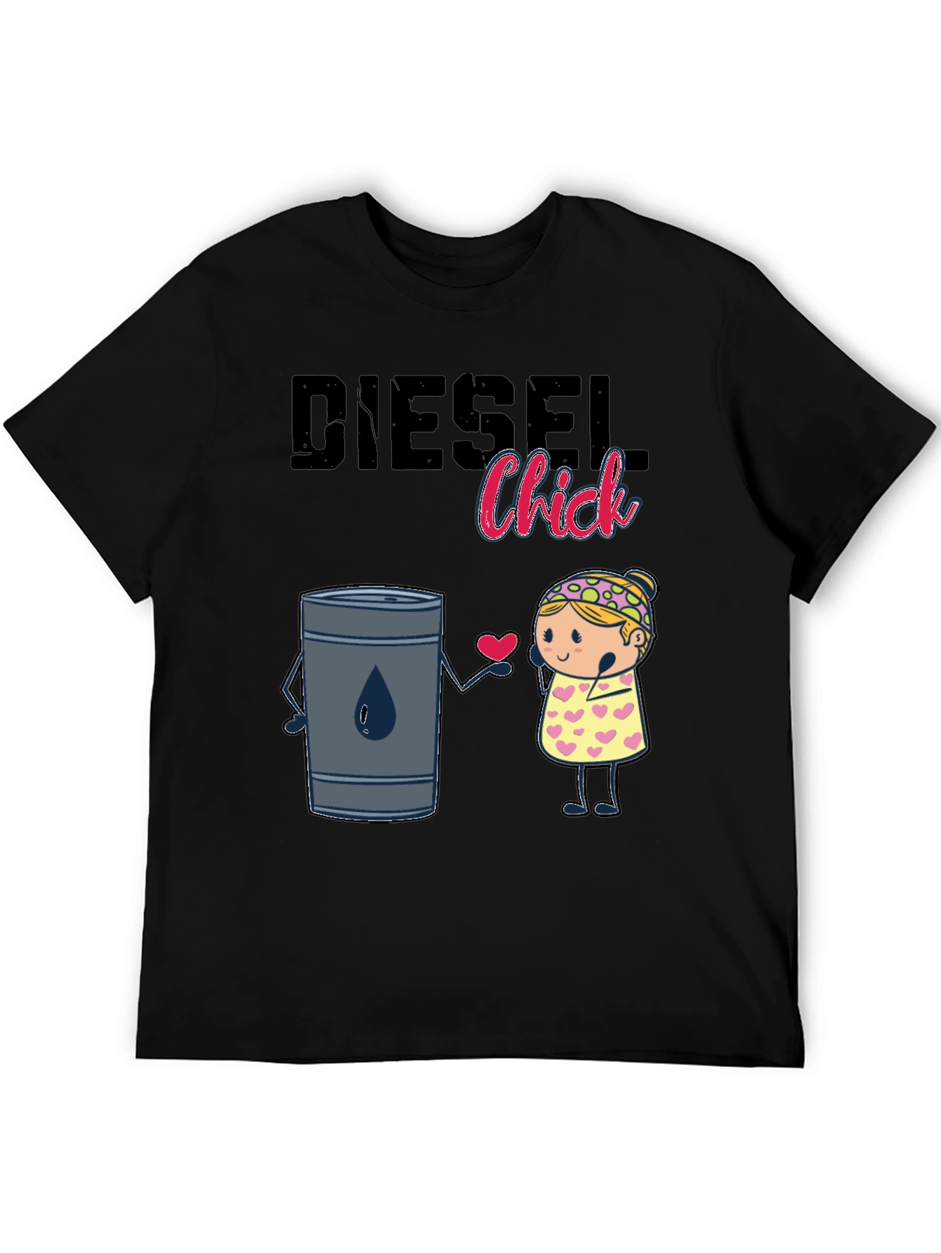 Black Diesel Chick Graphic T-Shirt view 5