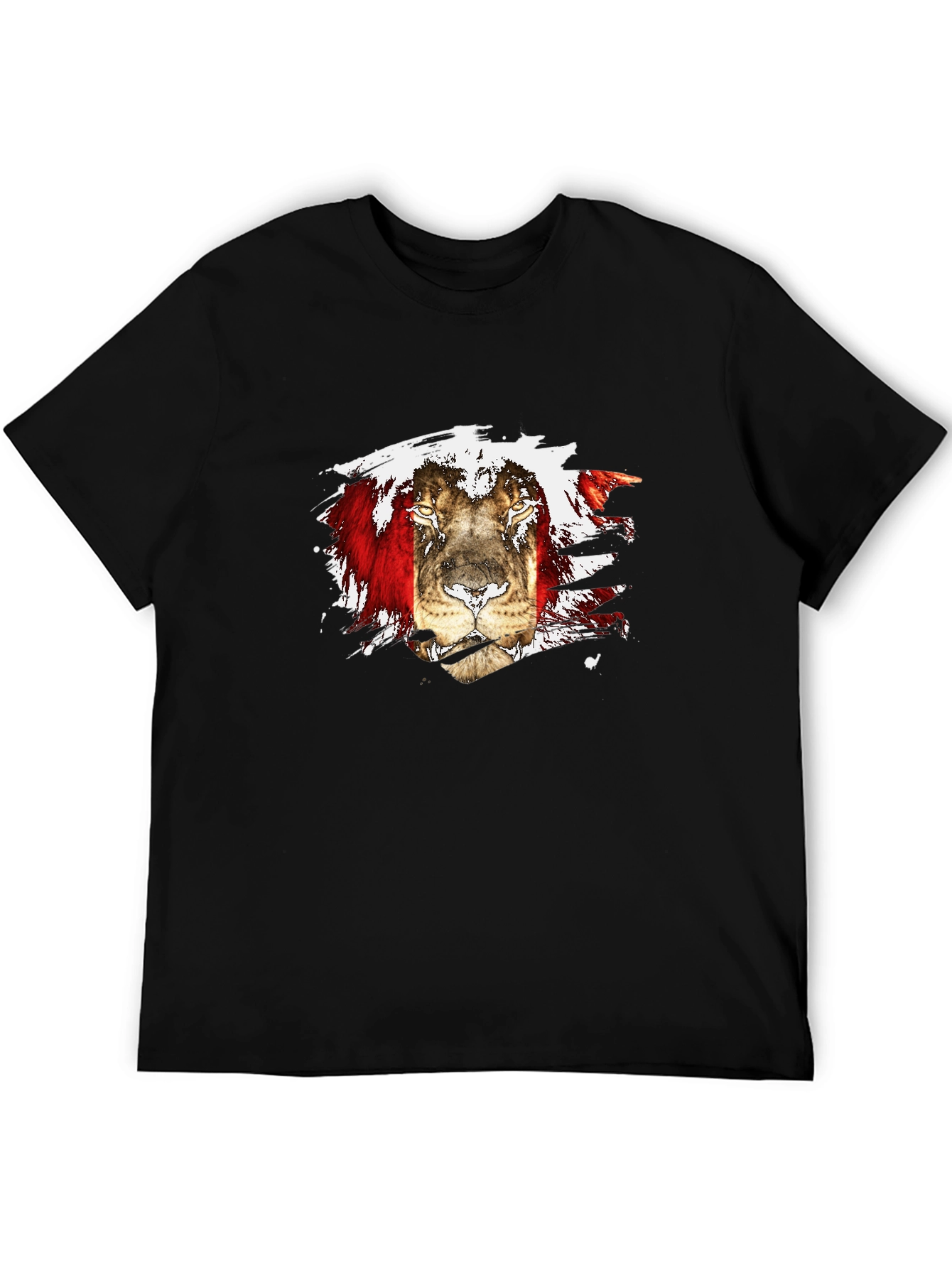 Black Lion Graphic Tee - Unique Style view 5