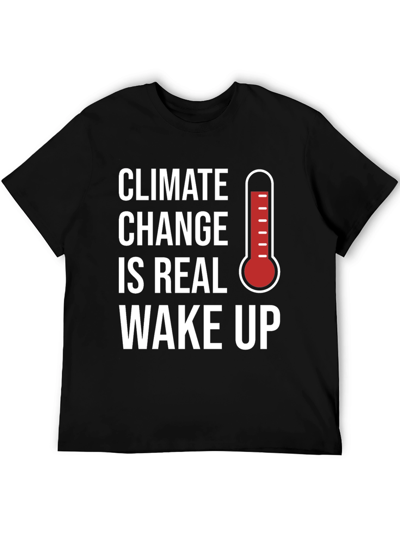 Black Climate Change Awareness T-Shirt view 5