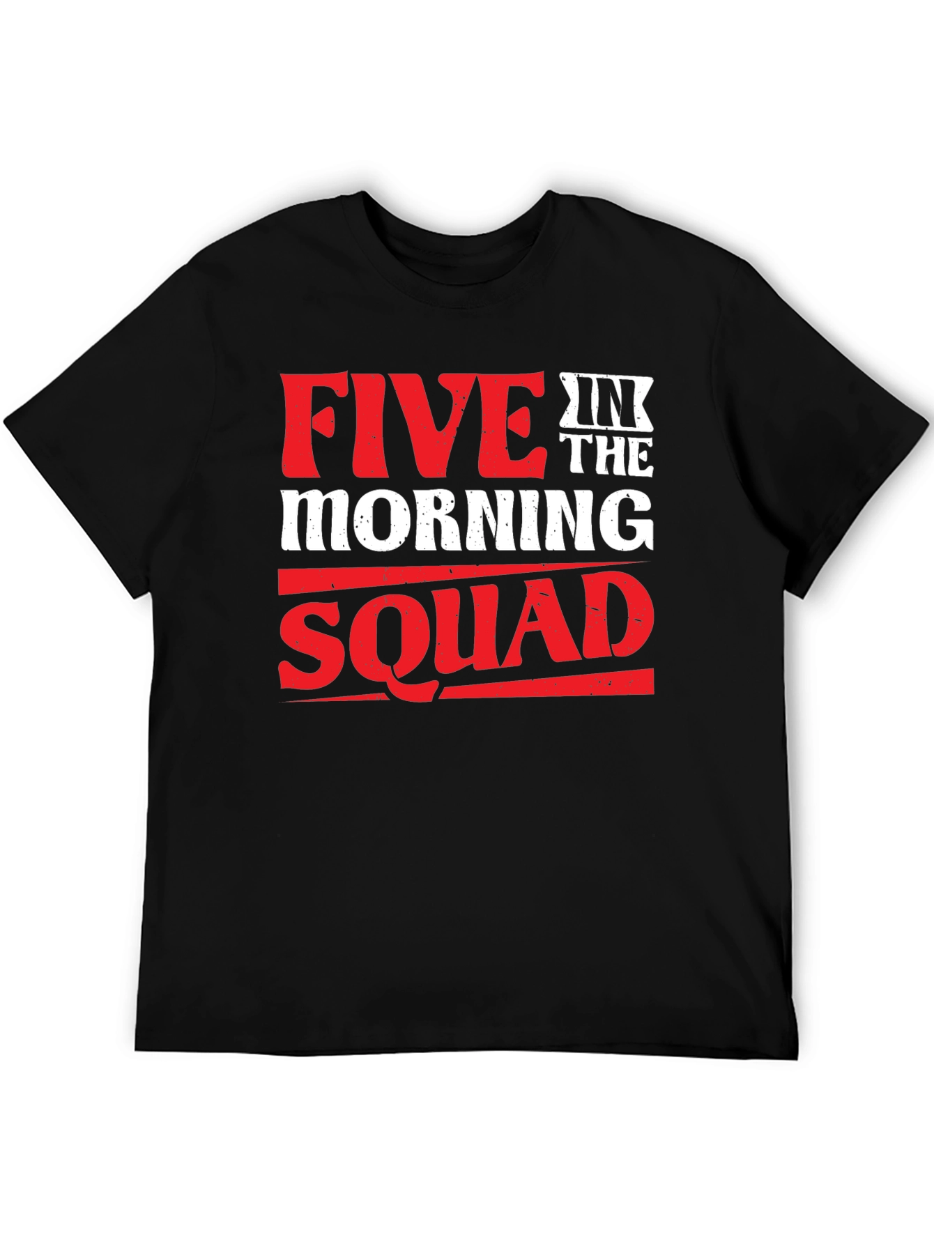 Black Five in the Morning Squad Black T-Shirt view 5