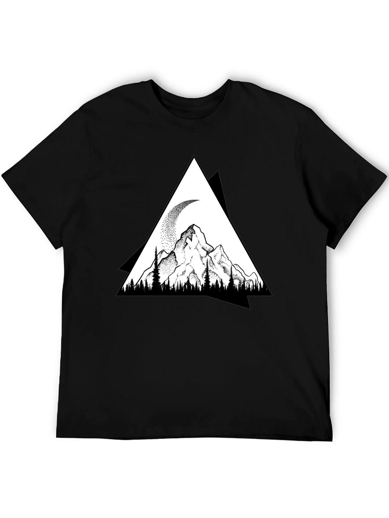 Black Mountain Moon Graphic Tee view 5
