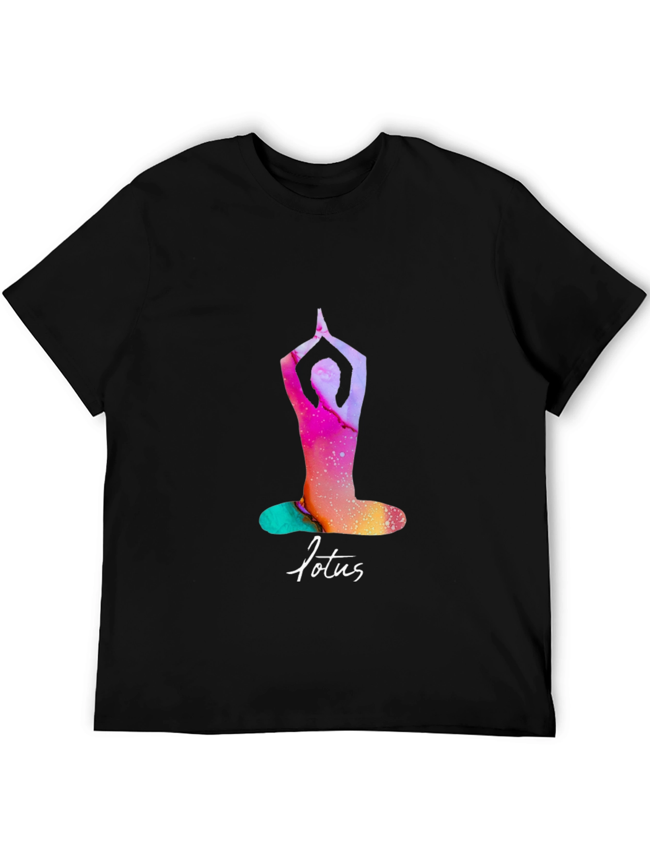 Lotus Pose Graphic Tee - Yoga Meditation Shirt - 5
