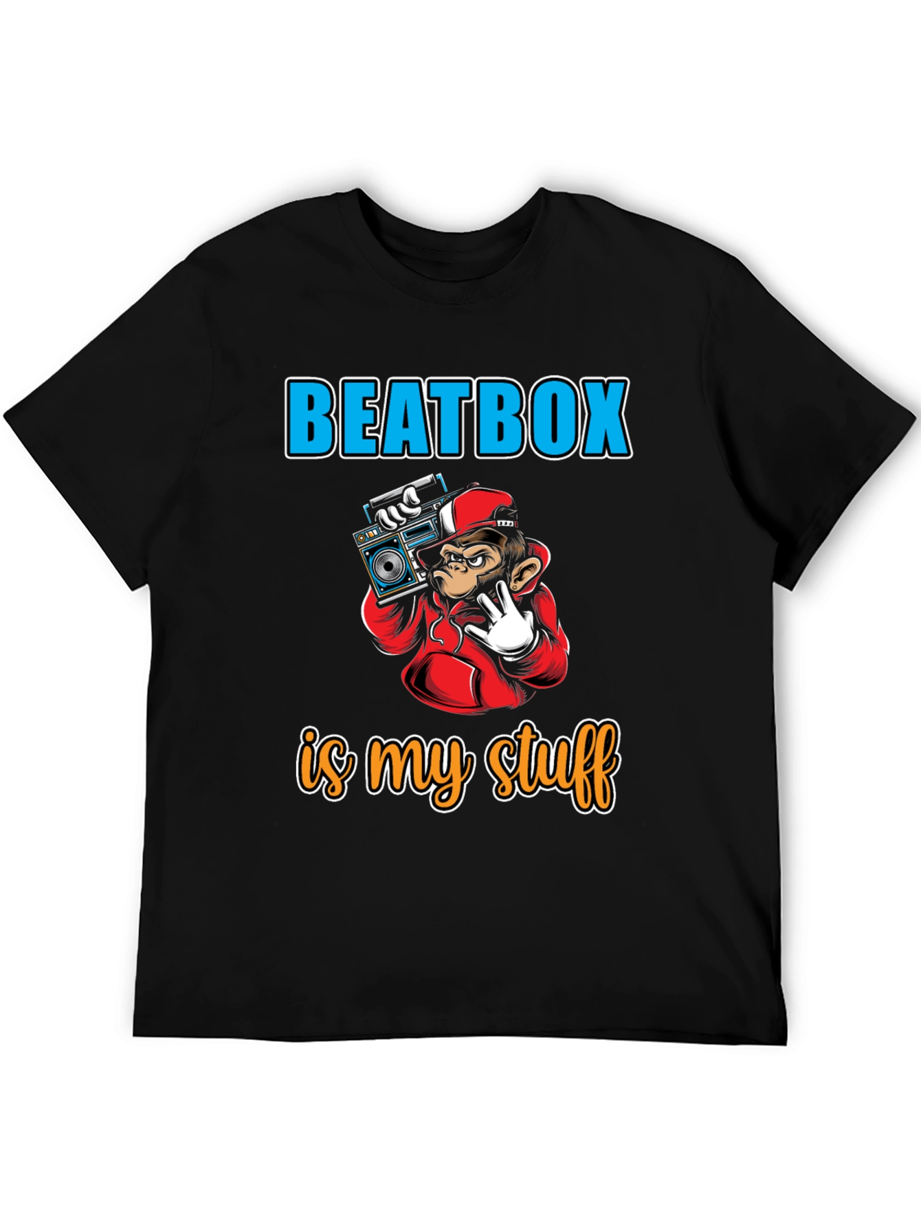 Beatbox Monkey T-Shirt - Unique Music Lover Tee - 5