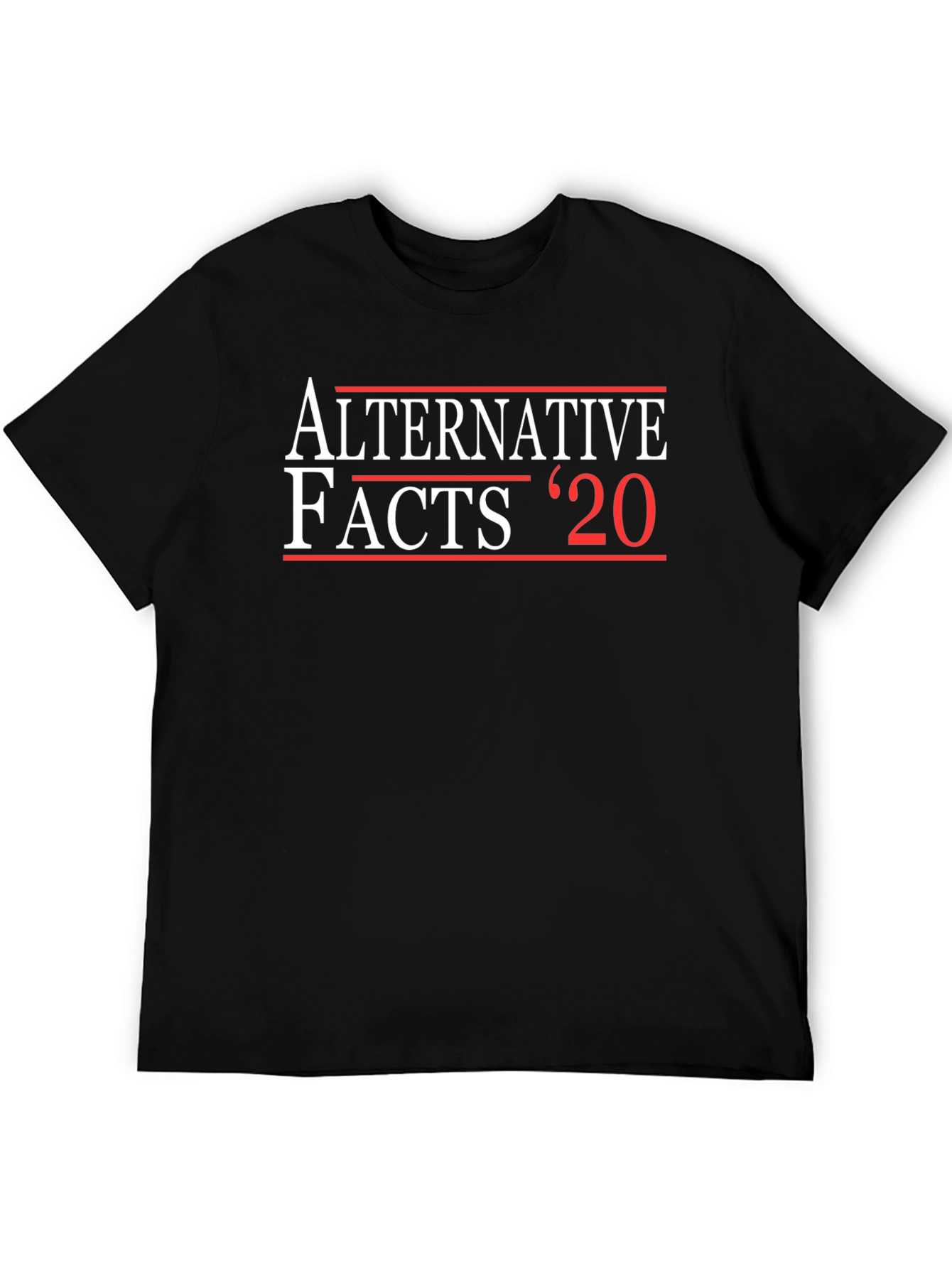 Black Alternative Facts '20 Graphic T-Shirt view 5