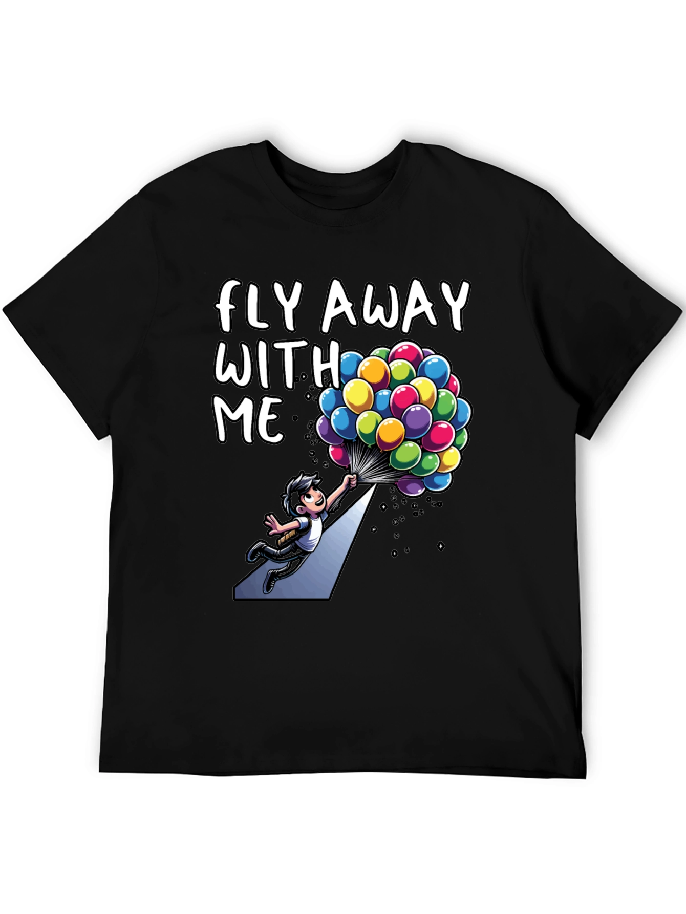 Black Fly Away With Me Graphic Tee view 5