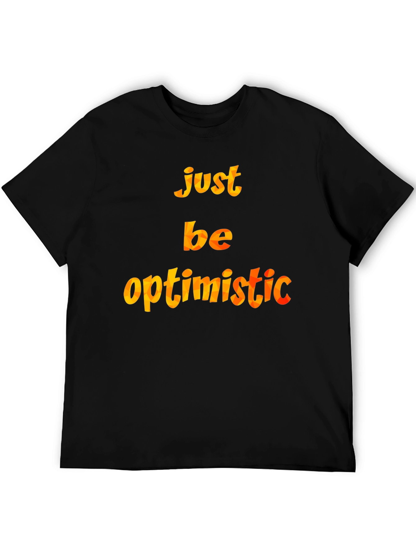 Black Optimistic Graphic T-Shirt view 5