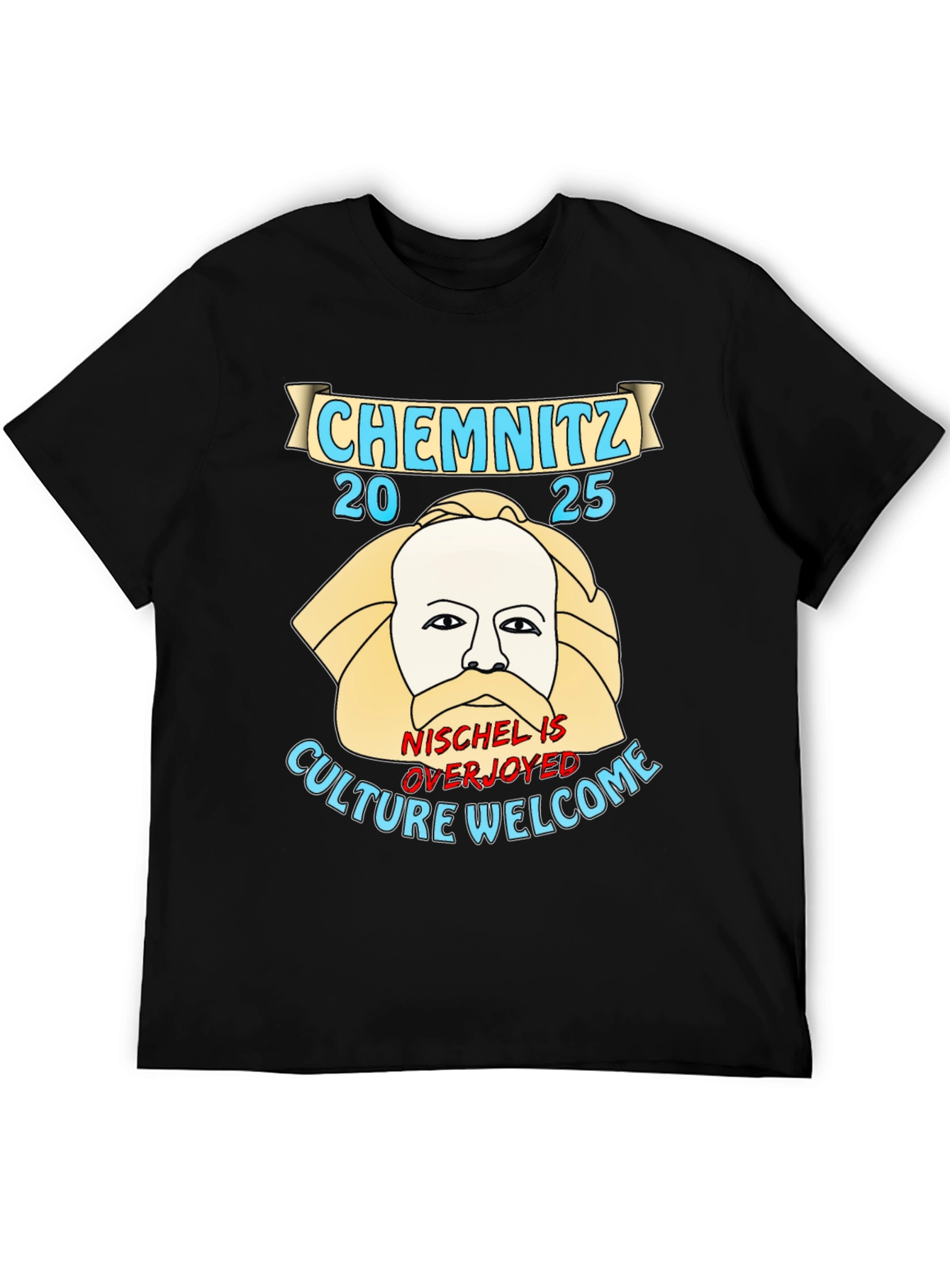 Black Chemnitz 2025 T-Shirt - Culture Welcome view 5