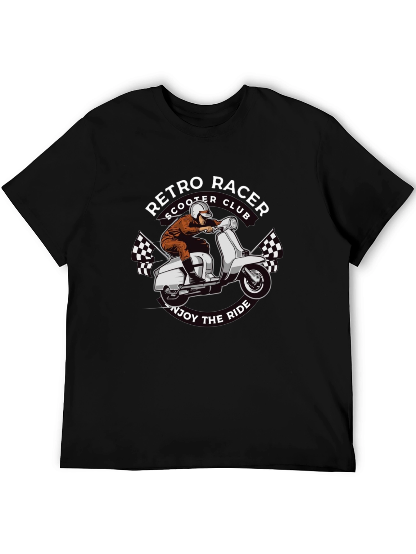 Retro Racer Scooter Club T-Shirt - 5