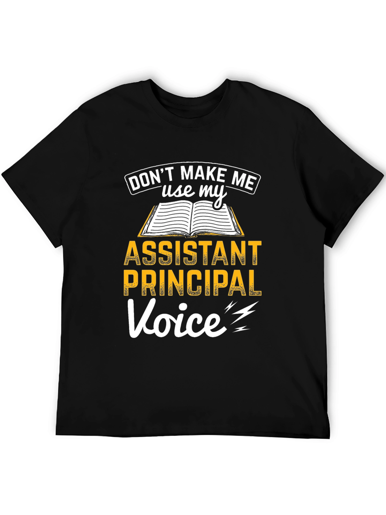 Black Assistant Principal Voice Graphic Tee view 5