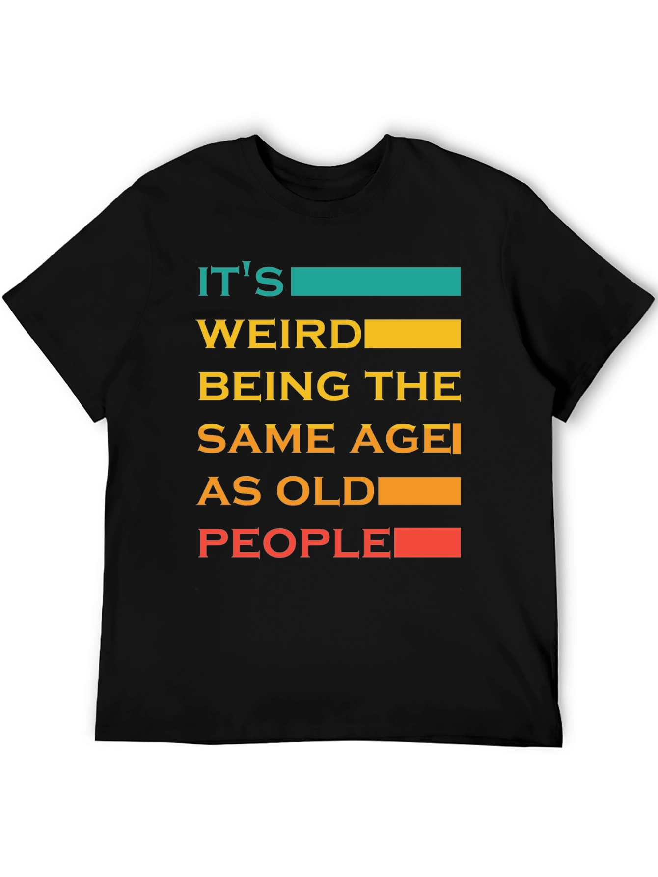 Black Funny Age Quote T-Shirt view 5