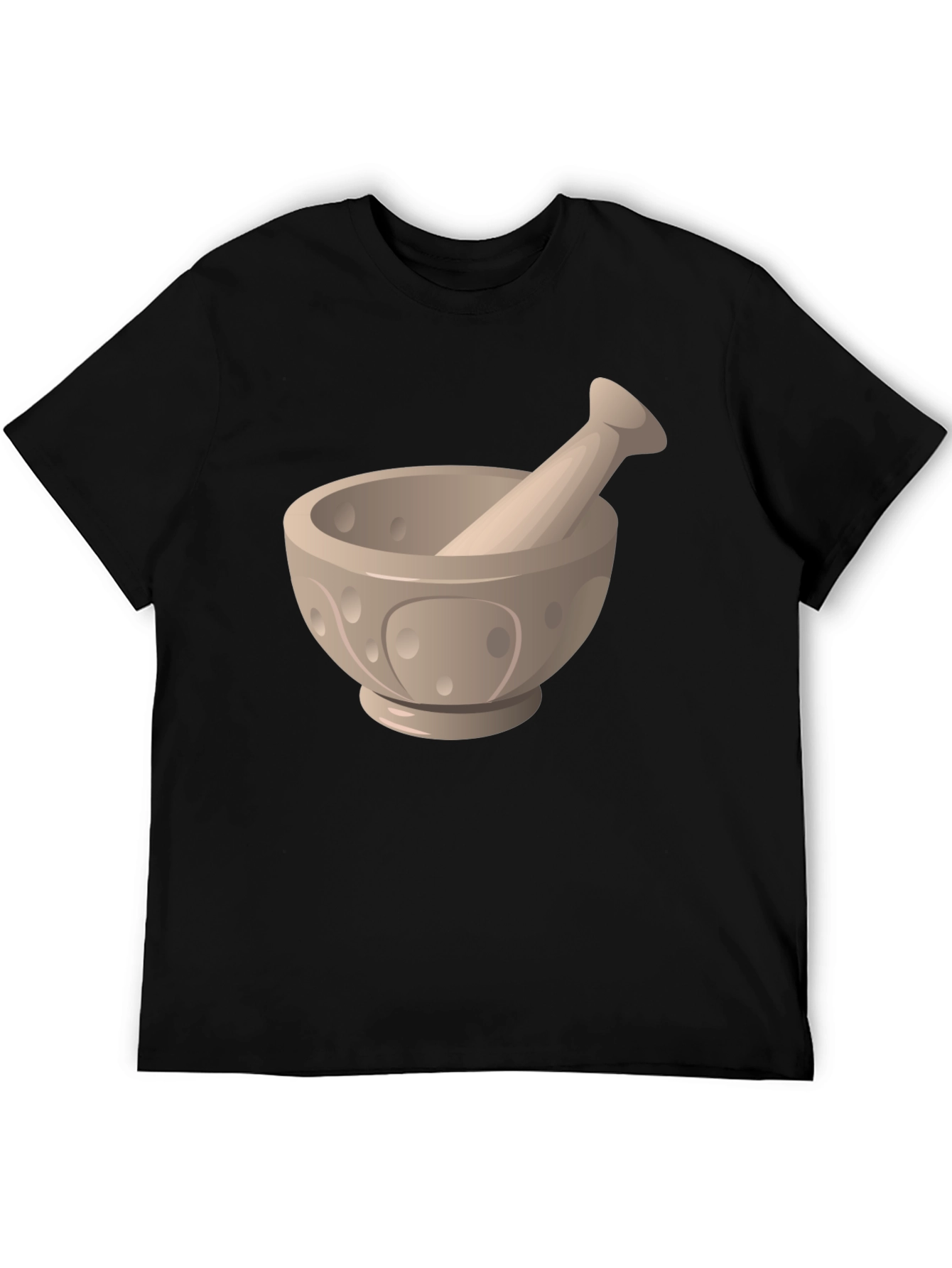 Black Mortar and Pestle Graphic Tee - Black view 5