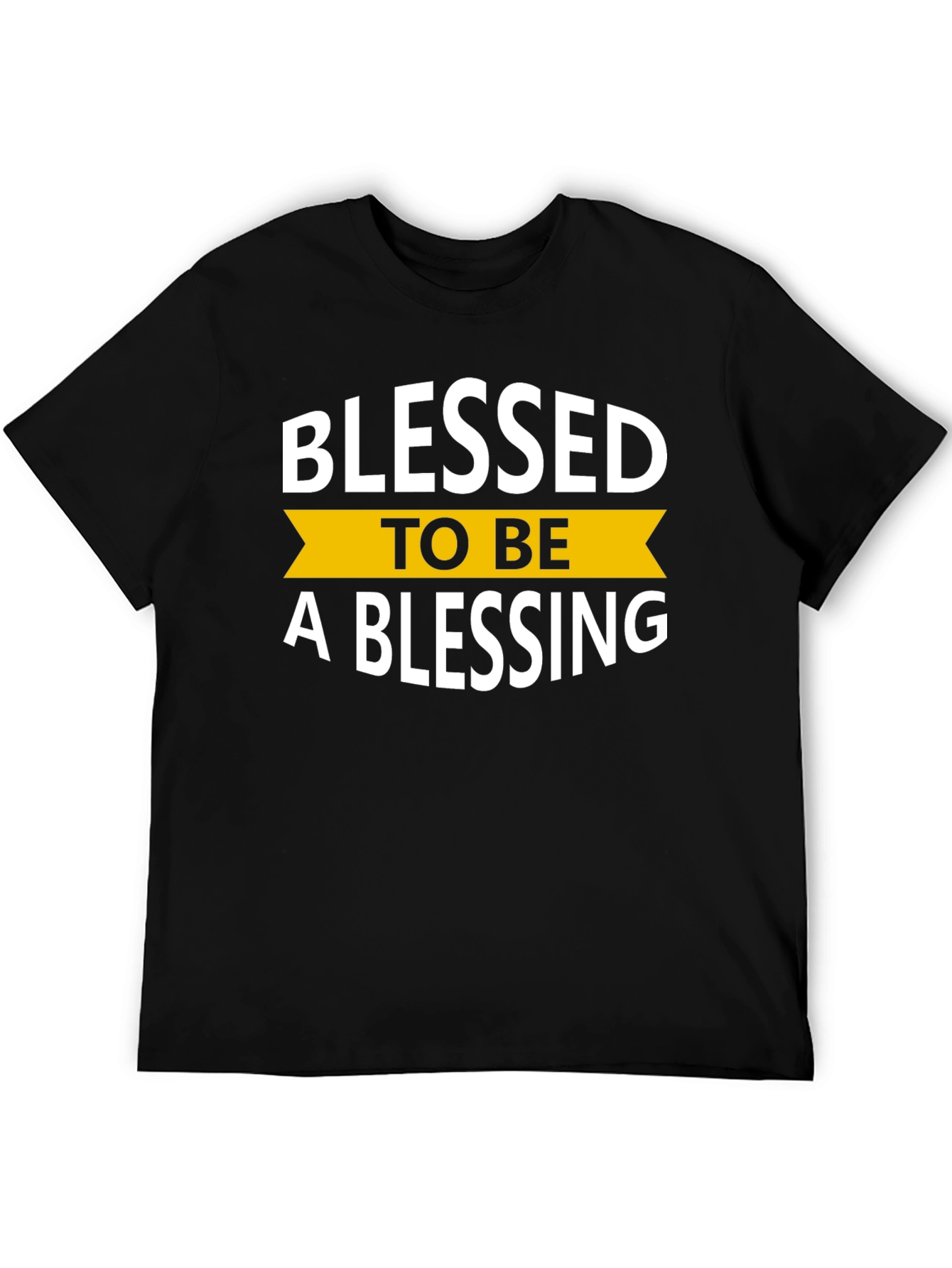 Black Blessed to Be a Blessing T-Shirt view 5