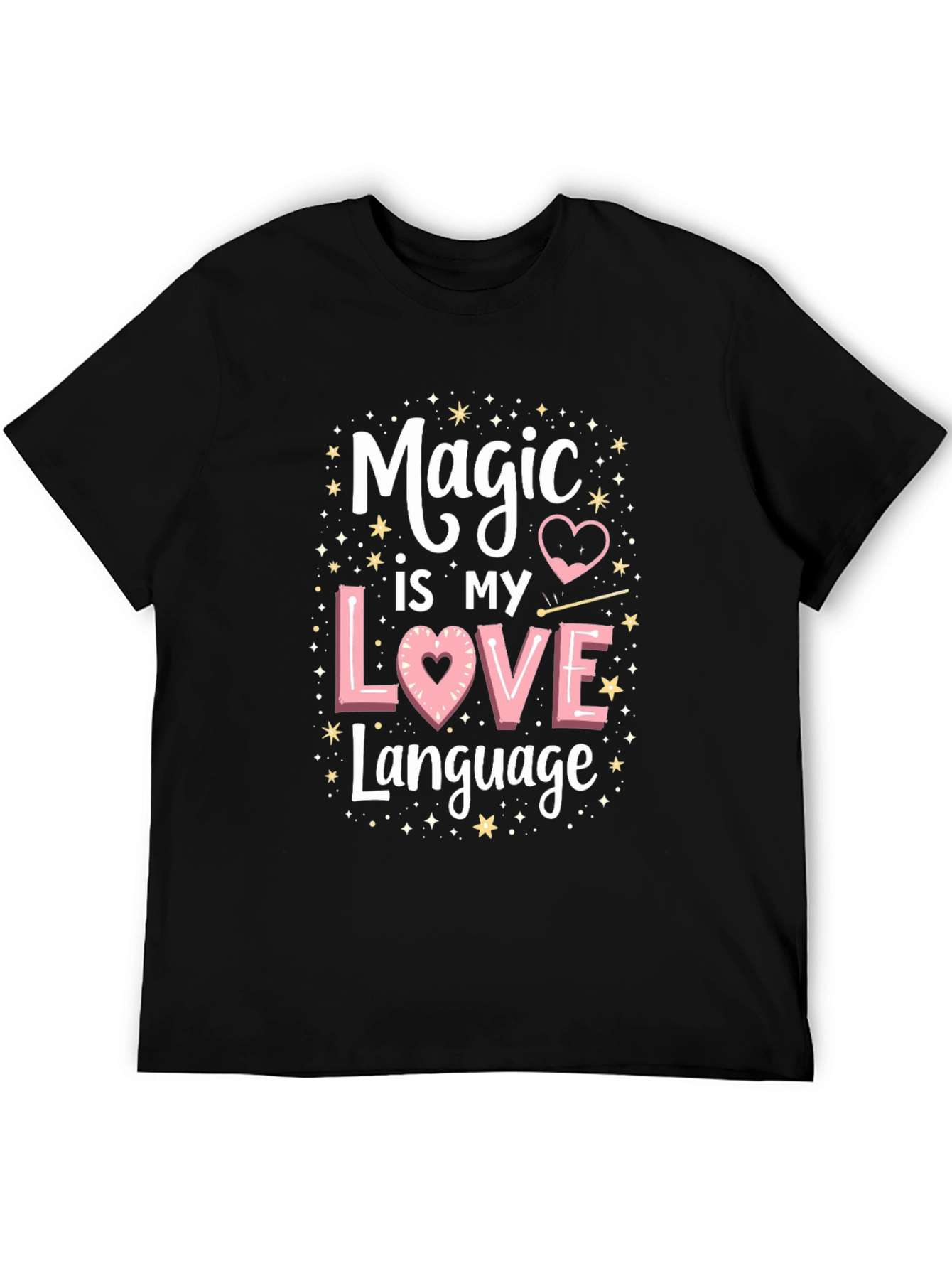 Black Magic Is My Love Language Tee view 5