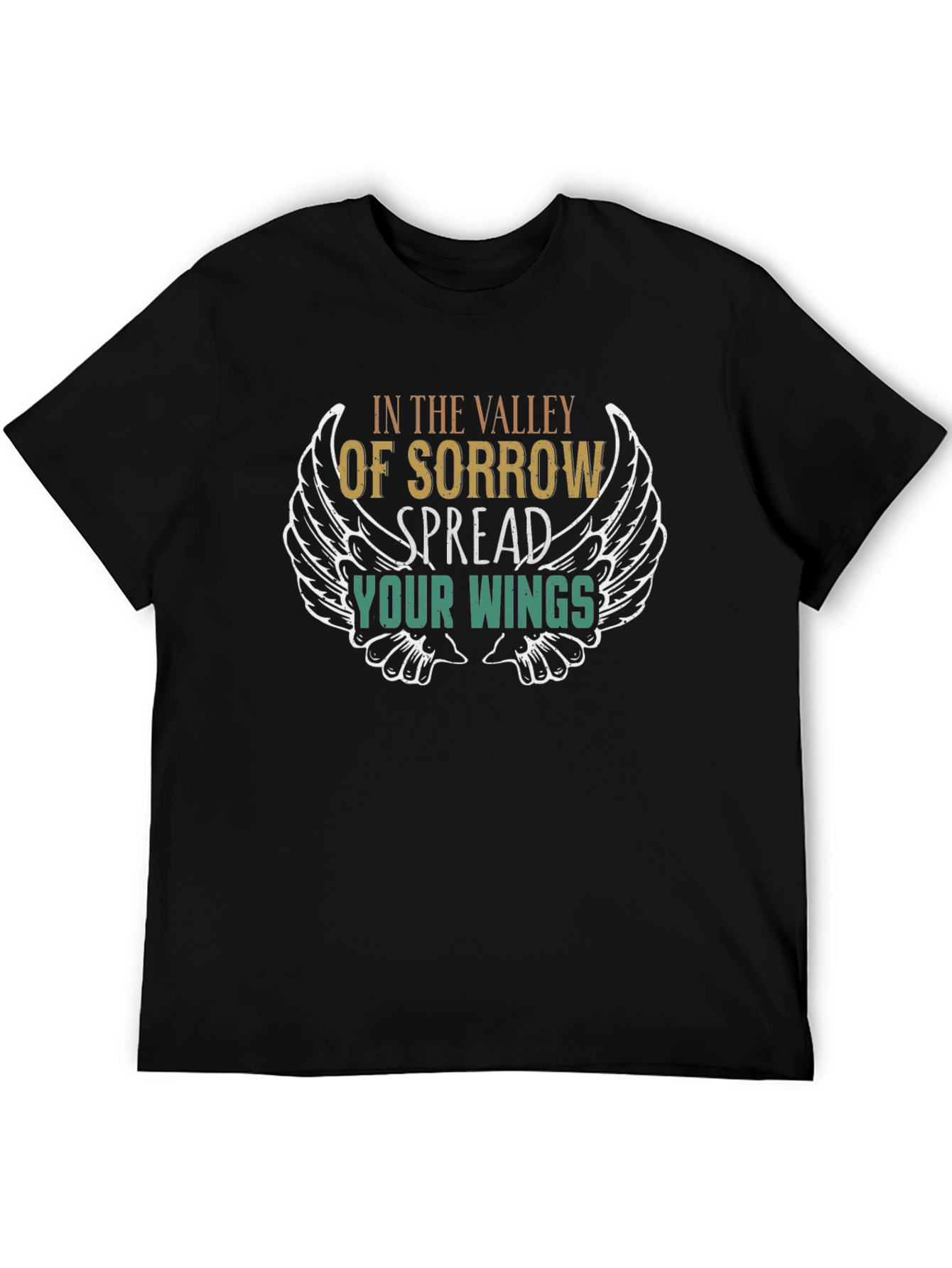 Black Valley of Sorrow Spread Your Wings Graphic Tee view 5