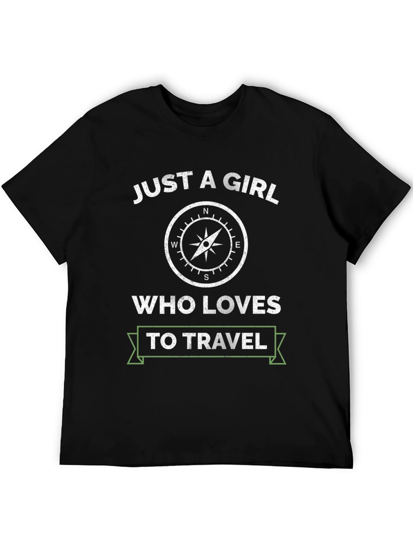 Girl Who Loves to Travel Compass T-Shirt - 5