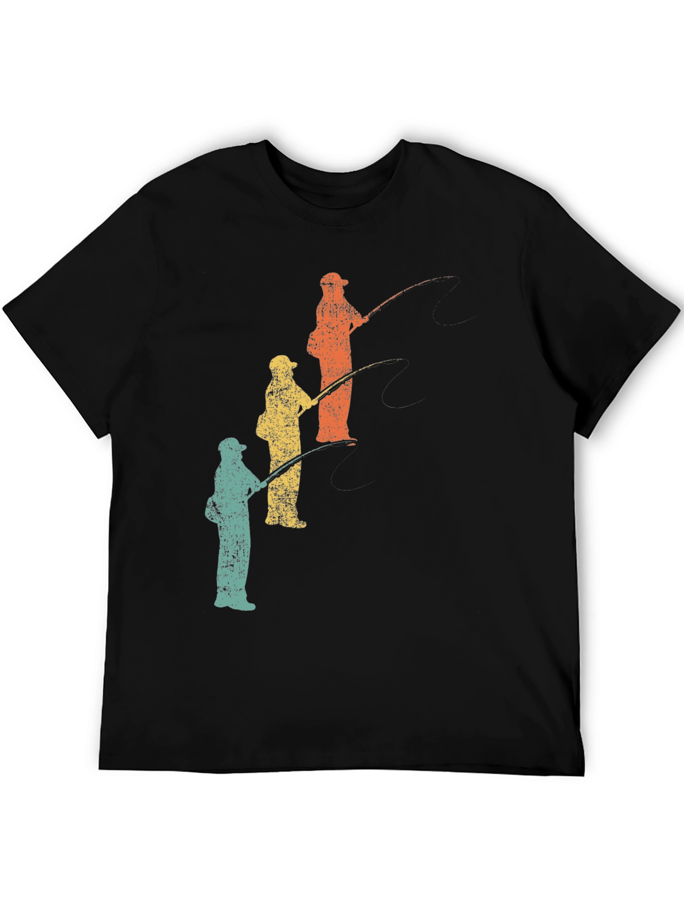 Retro Fishing Trip T-Shirt - Father & Children - 5