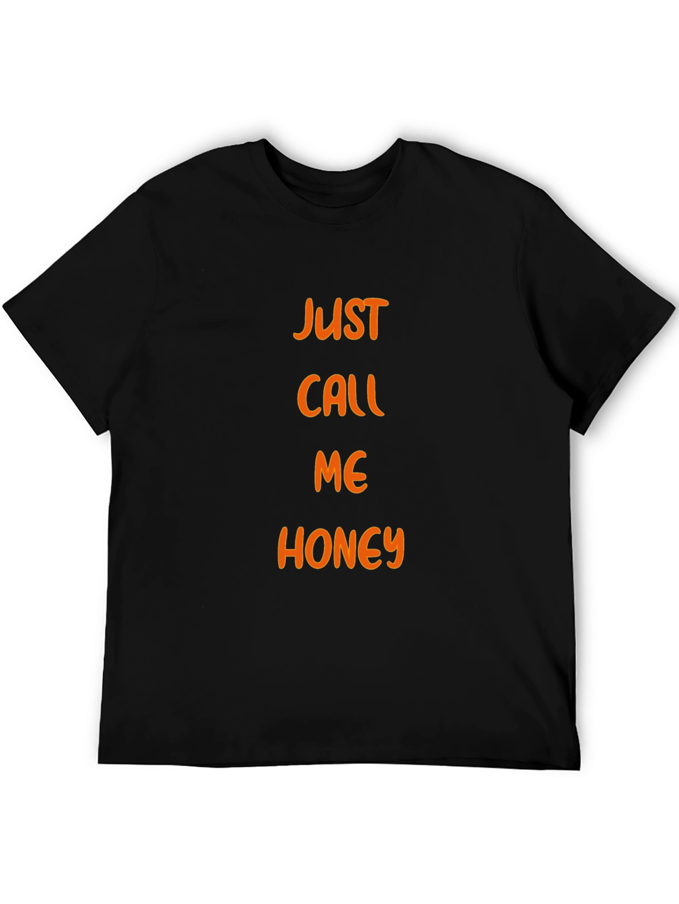 Black Just Call Me Honey Black T-Shirt view 5