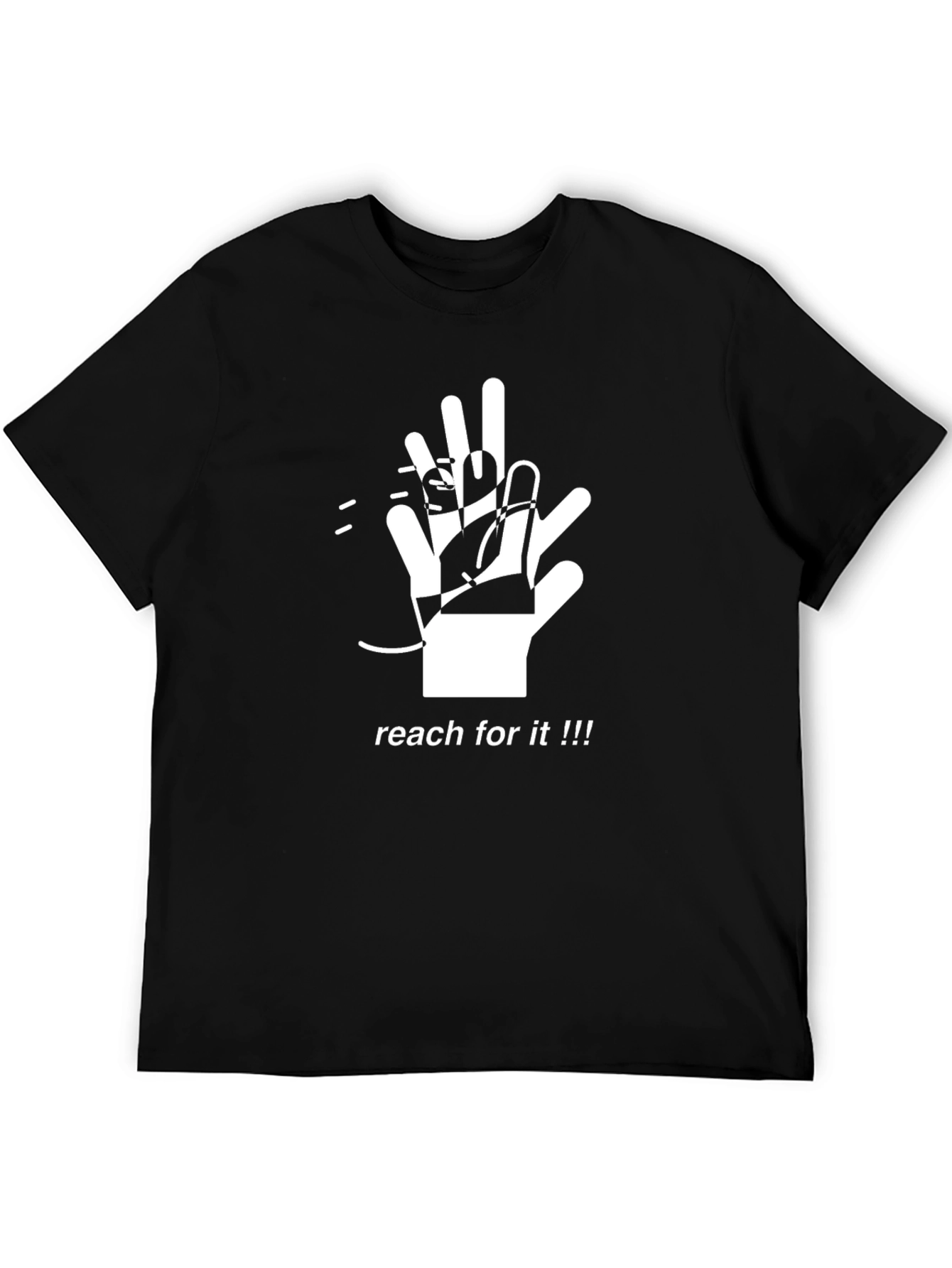 Black Reach for It T-Shirt - Stylish Graphic Tee view 5