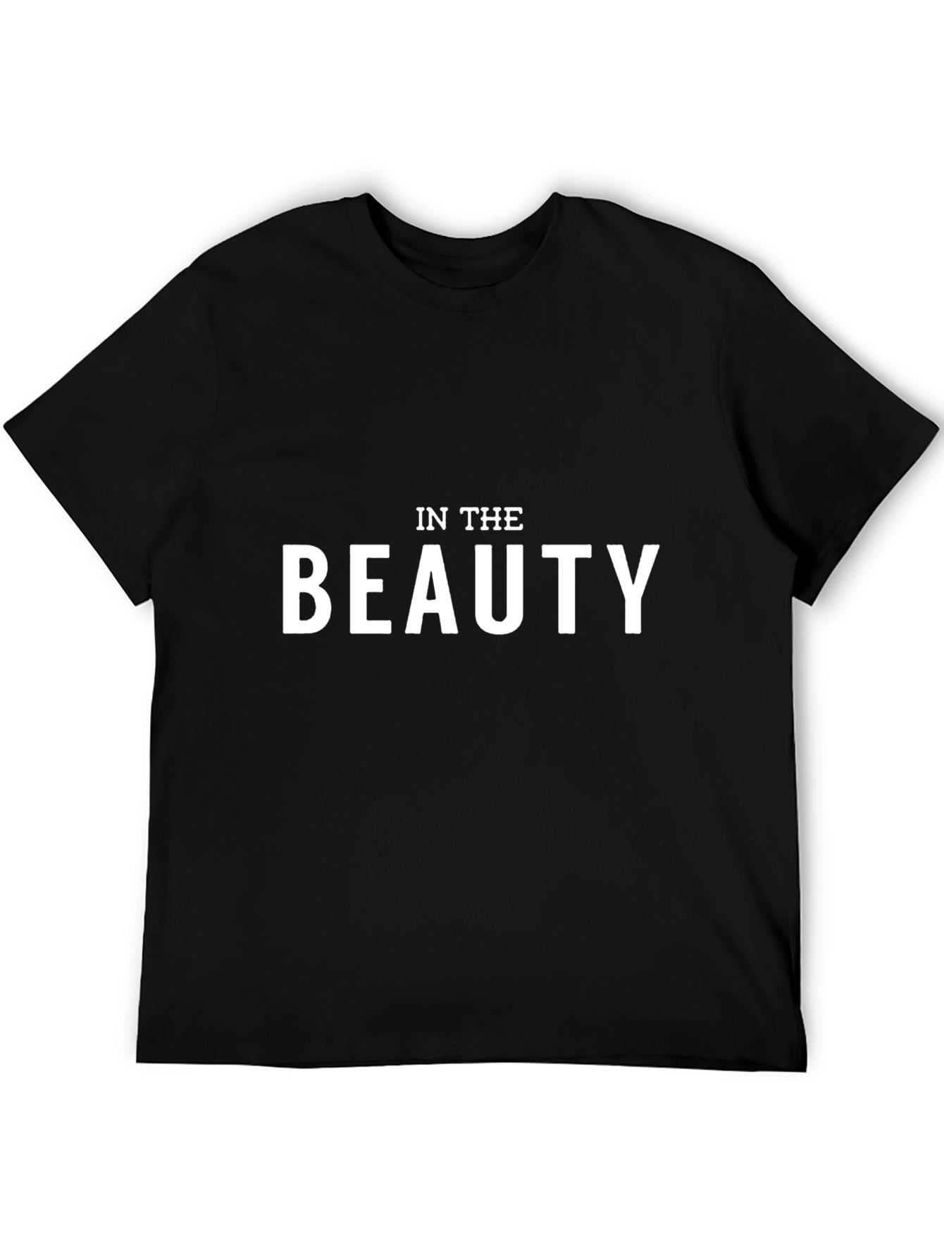 Black In The Beauty Black Graphic T-Shirt view 5