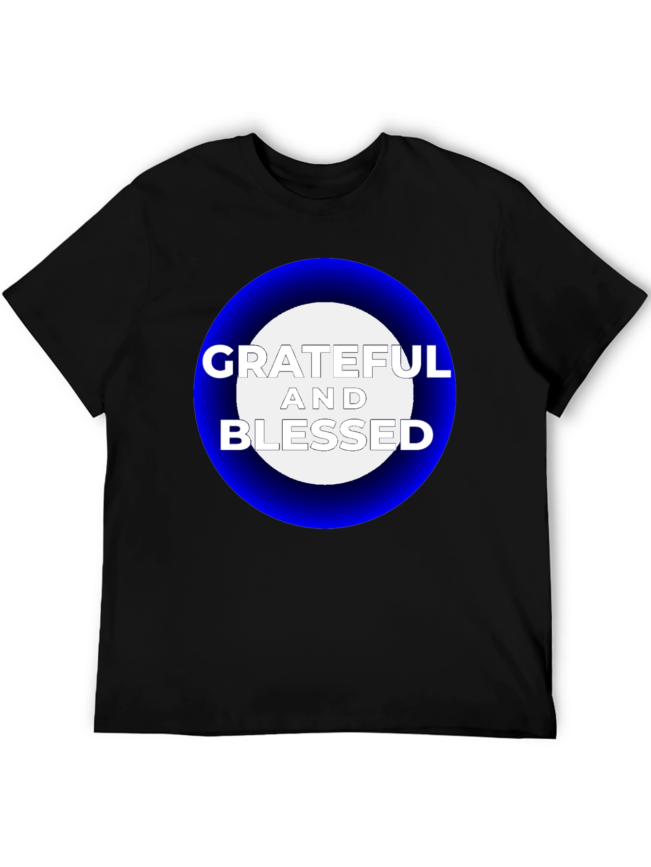 Black Grateful & Blessed Graphic T-Shirt - Stylish Comfort view 5