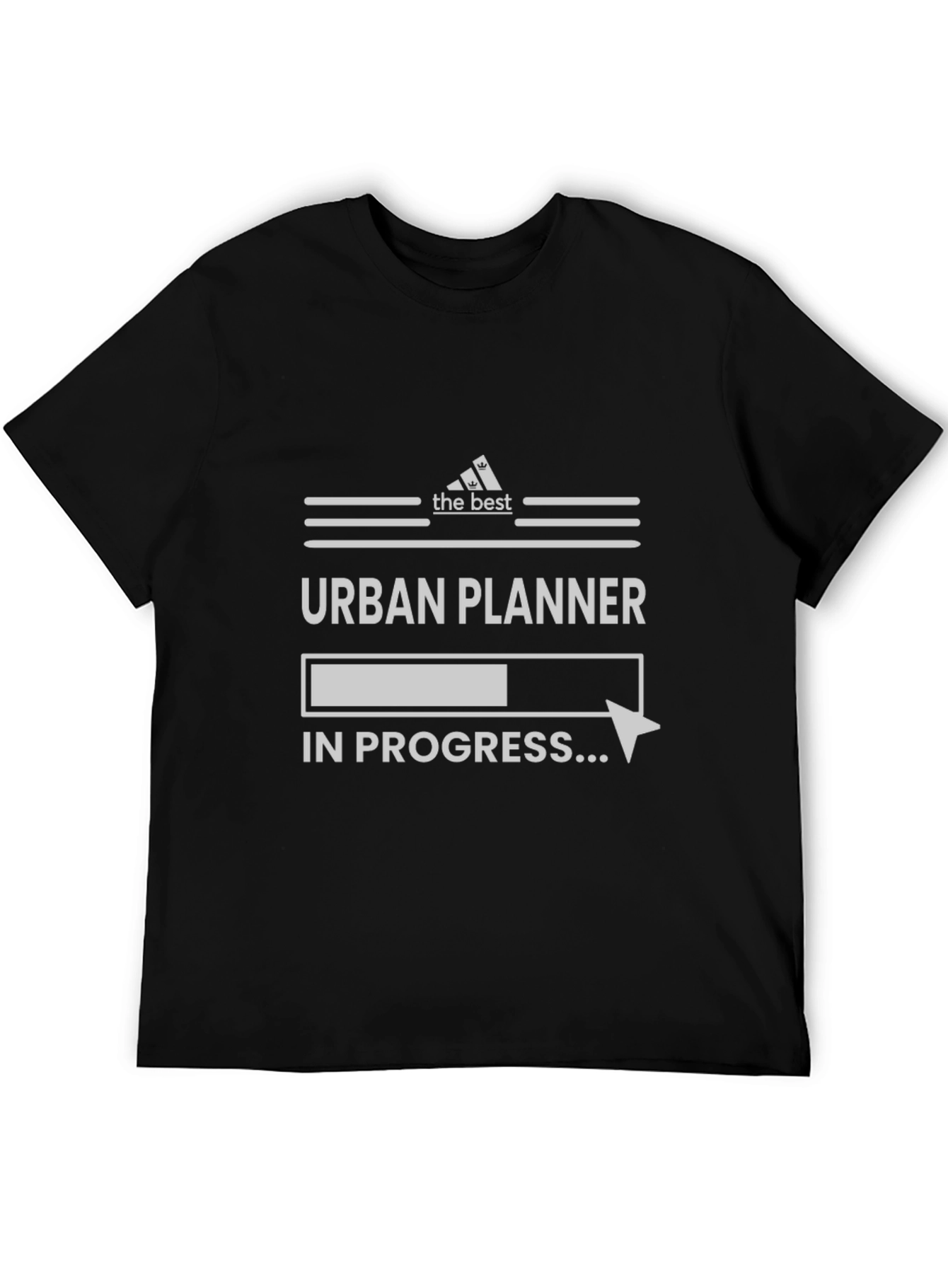 Black Urban Planner in Progress T-Shirt view 5