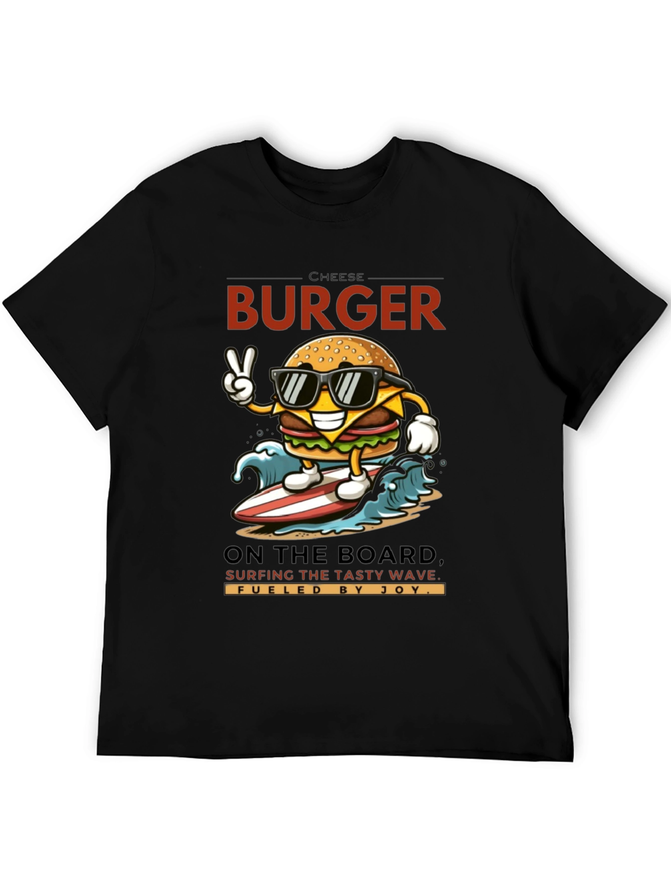 Black Chill Burger Surfer T-Shirt view 5