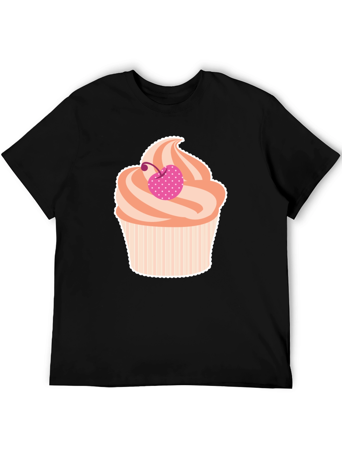 Black Cupcake Graphic Tee - Sweet Style view 5