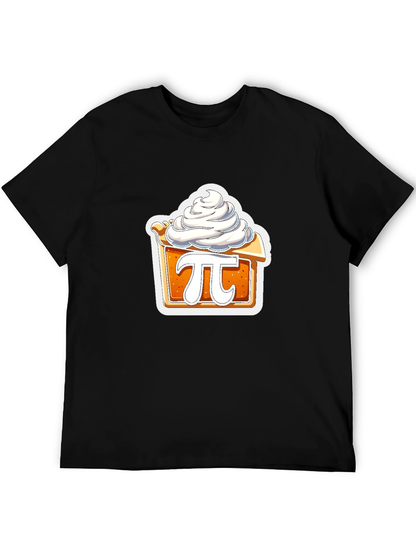 Black Pie Chart T-Shirt - Sweet Math Humor view 5