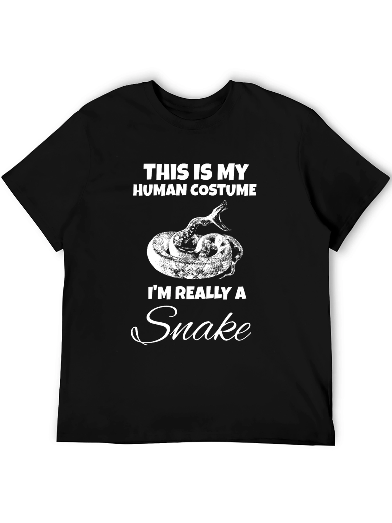 Human Costume Funny Snake T-Shirt - 5