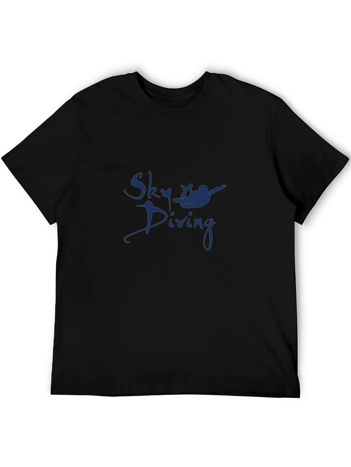 Black Sky Diving Graphic T-Shirt view 5