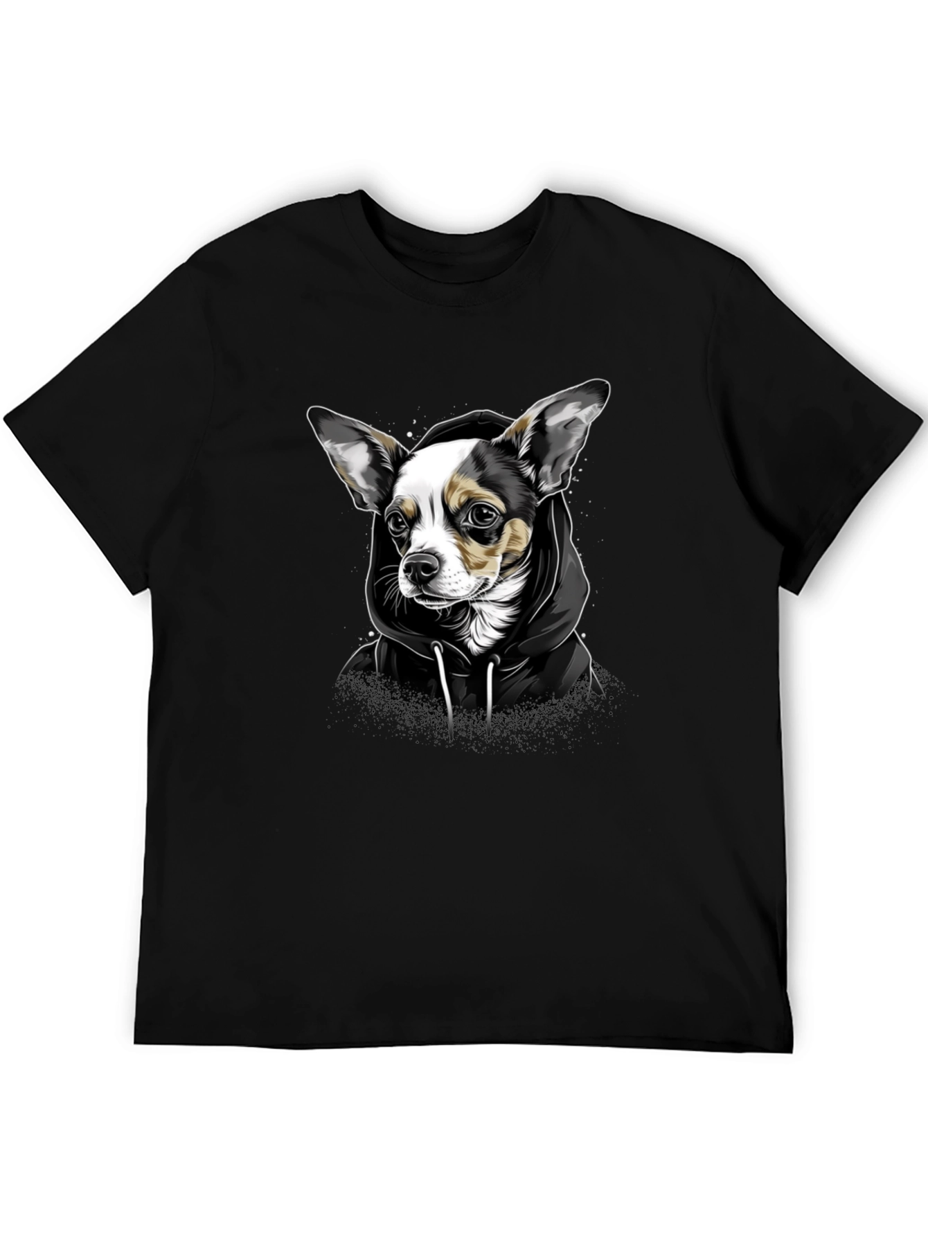 Black Dog Graphic T-Shirt - Trendy Animal Lover Tee view 5