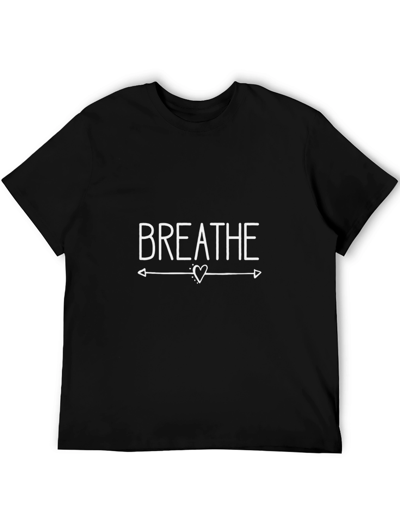 Black Breathe Graphic Tee - Black Comfort Fit view 5