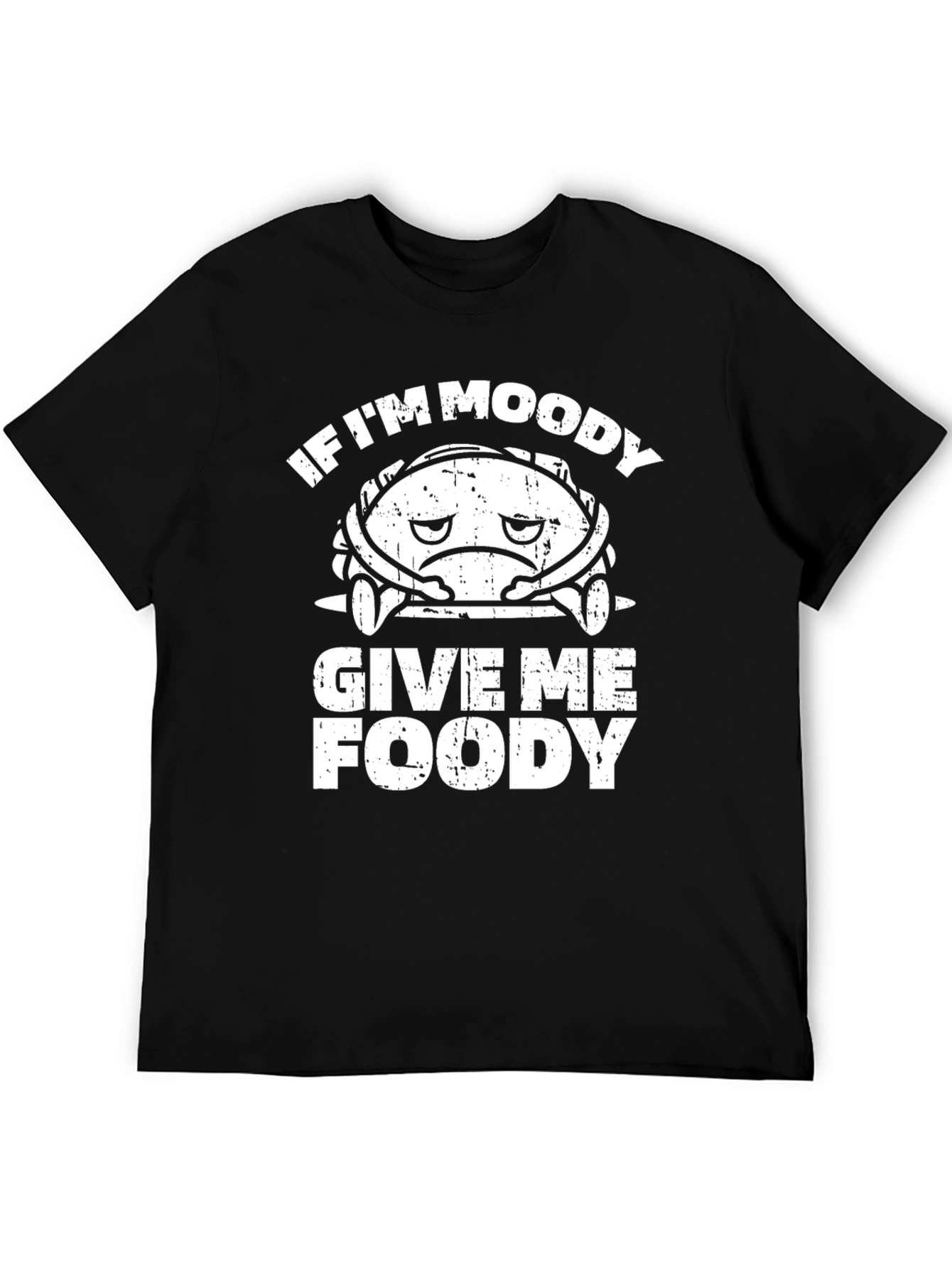 Black Moody Crab Graphic T-Shirt view 5