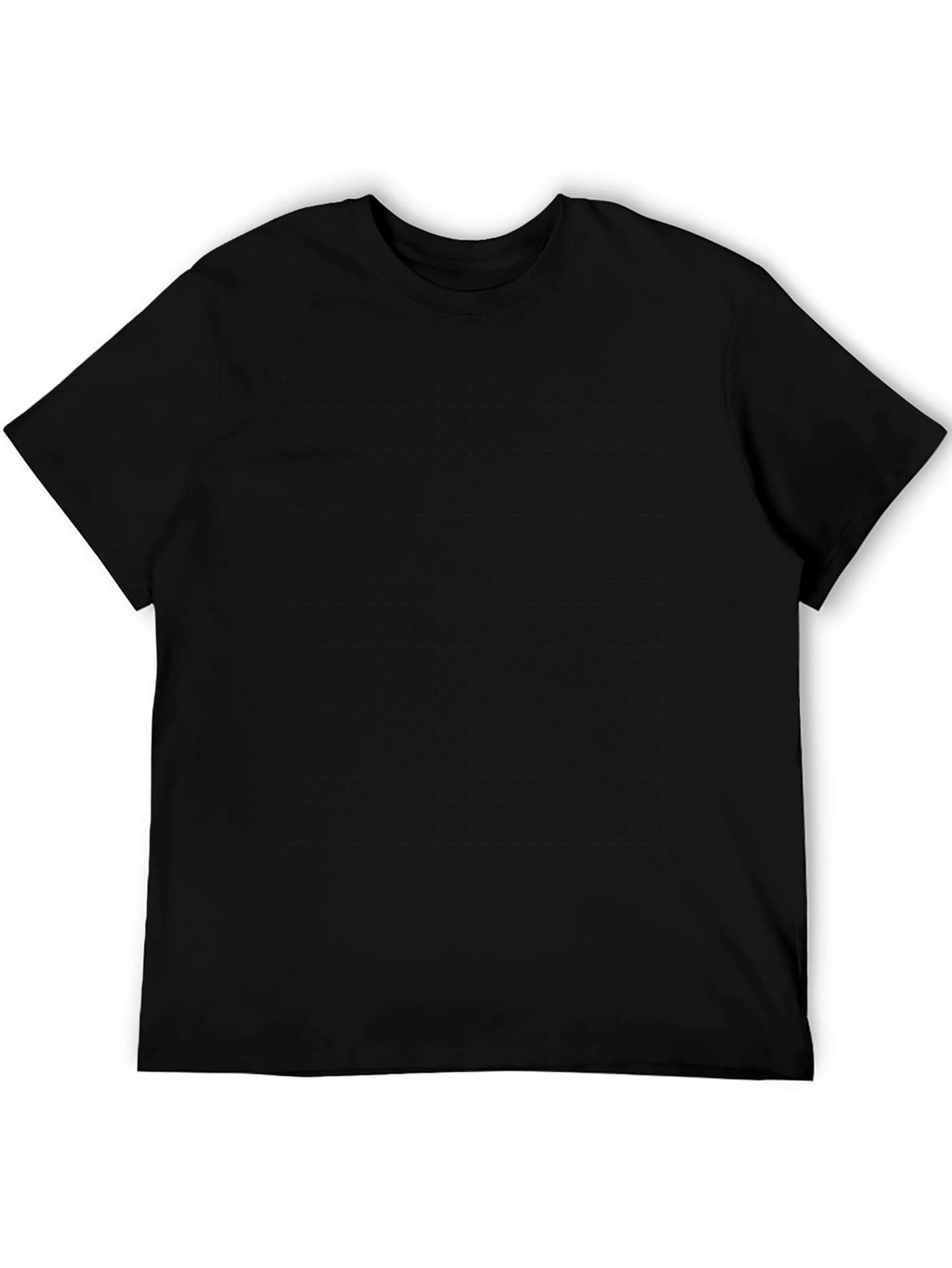 Black Classic Black Crew Neck T-Shirt view 5