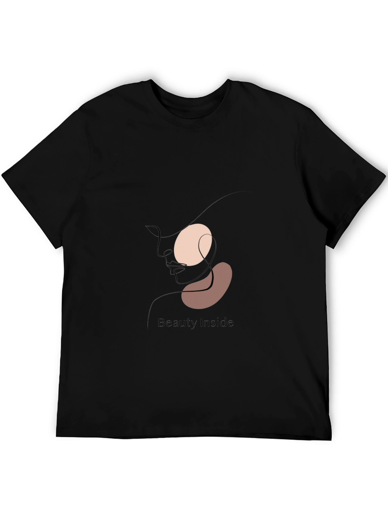 Black Beauty Inside Graphic Black T-Shirt view 5