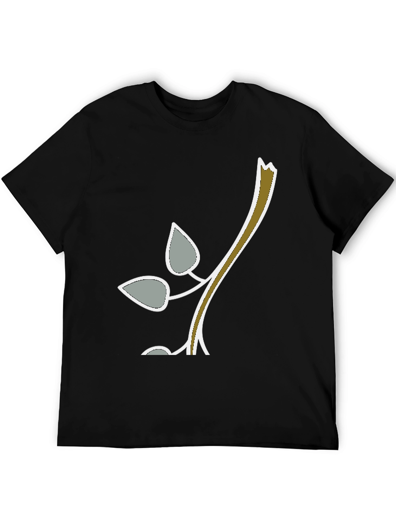 Black Nature Branch Graphic Tee view 5