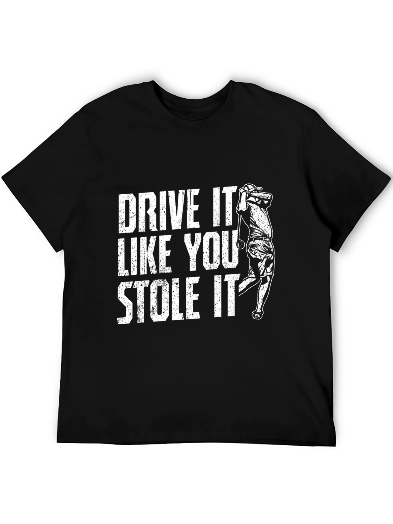 Black Drive It Like You Stole It Golf Tee view 5