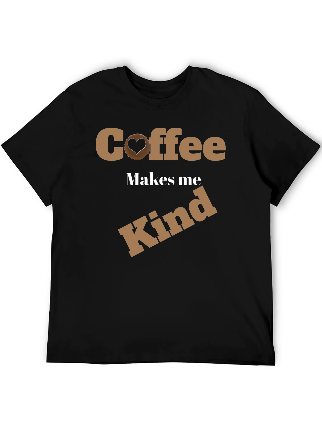 Black Coffee Makes Me Kind Graphic T-Shirt view 5