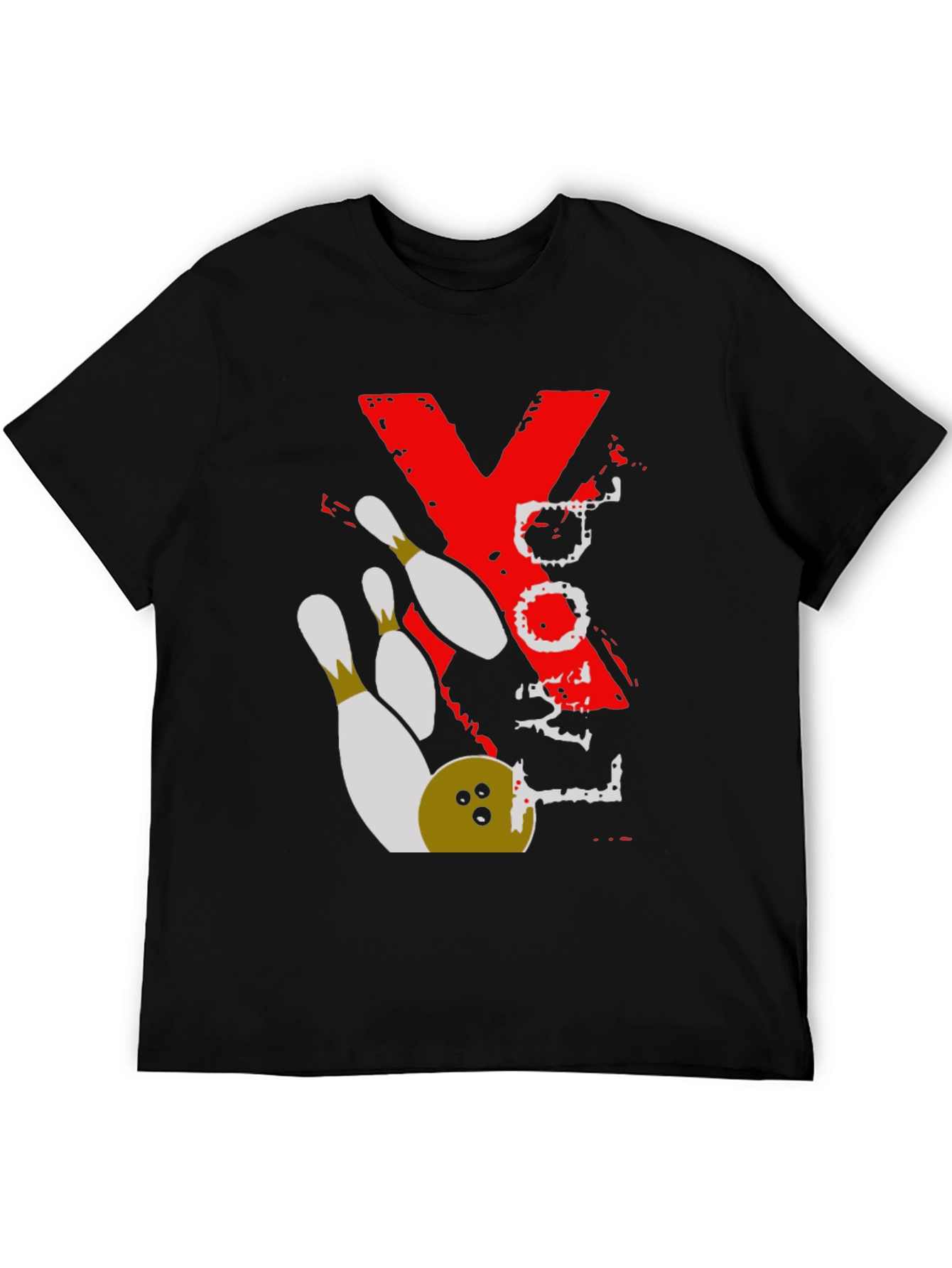 Black Bowling Strike T-Shirt view 5