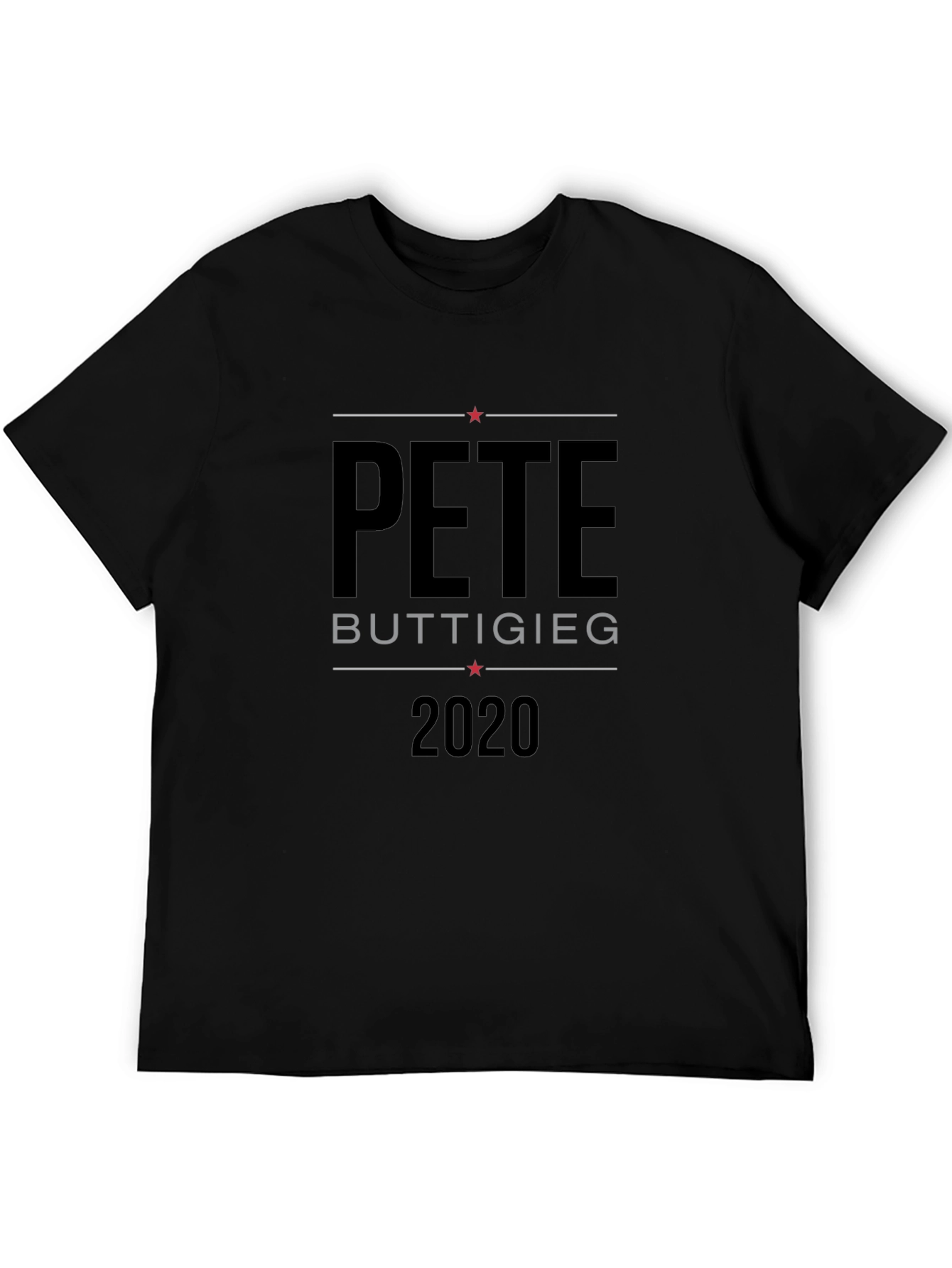 Black Pete Buttigieg 2020 T-Shirt Political Supporter Tee view 5