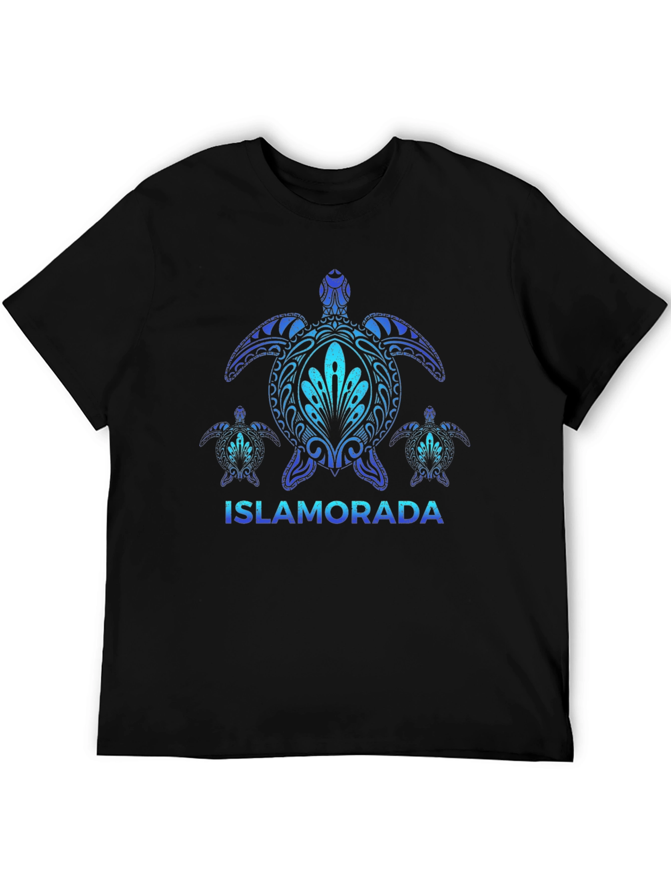 Black Islamorada Turtle T-Shirt view 5