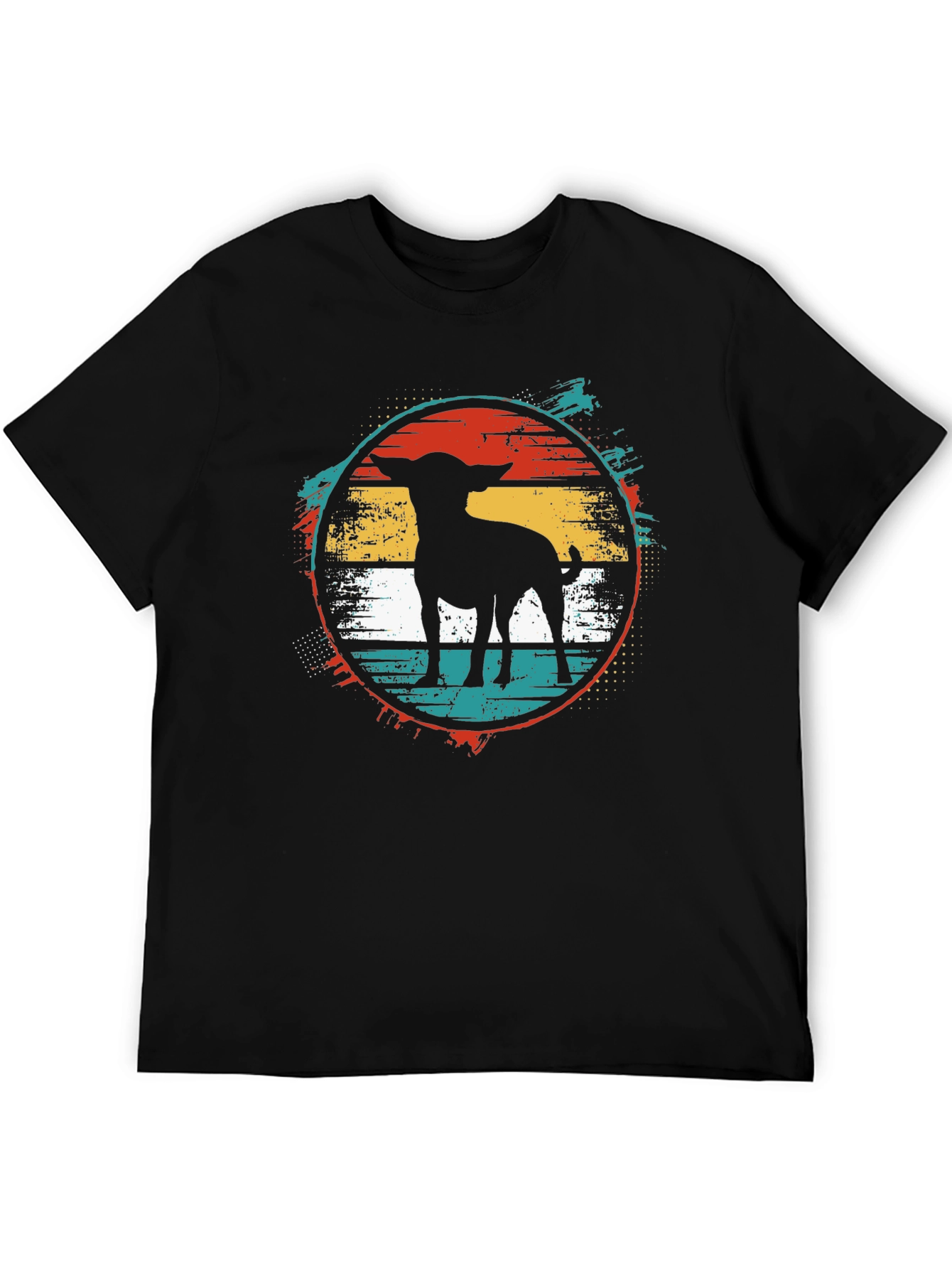 Retro Dog Silhouette Tee - 5